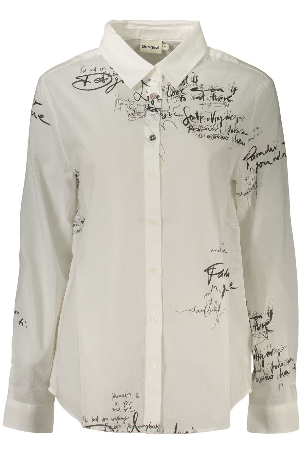 26SWCW09_BI1000 – DESIGUAL CAMICIA MANICHE LUNGHE DONNA BIANCO – Größe: XS, S, M, L, XL – Farbe: Bianco