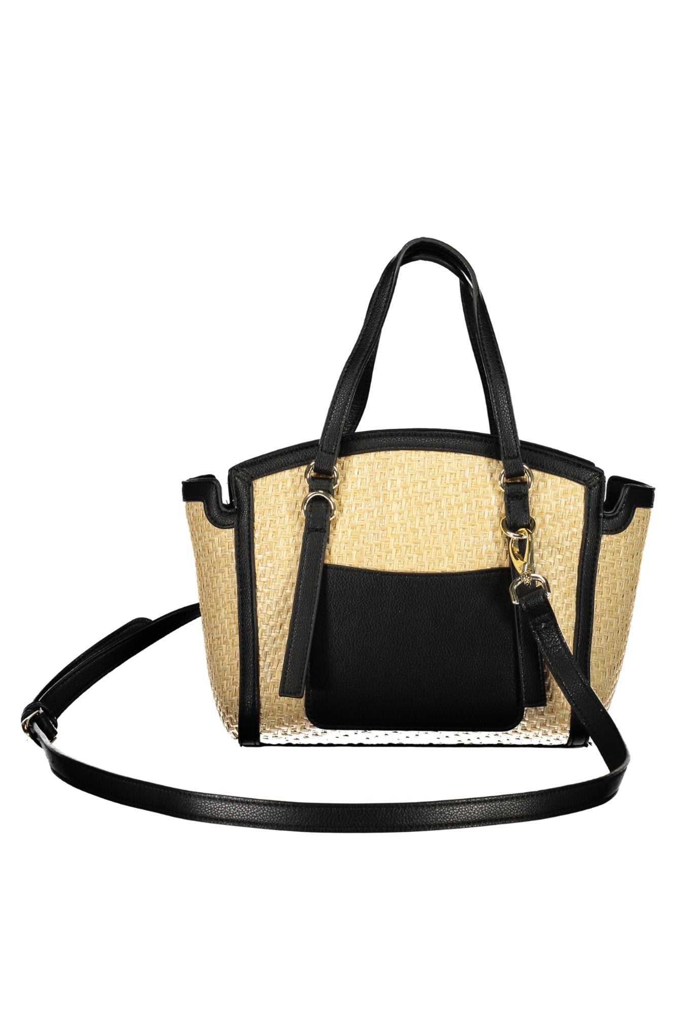 VBS9R904DEMETRA_NENATNER – Elegante Damenschultertasche in Schwarz mit praktischen Details – Größe: UNI – Farbe: Nero