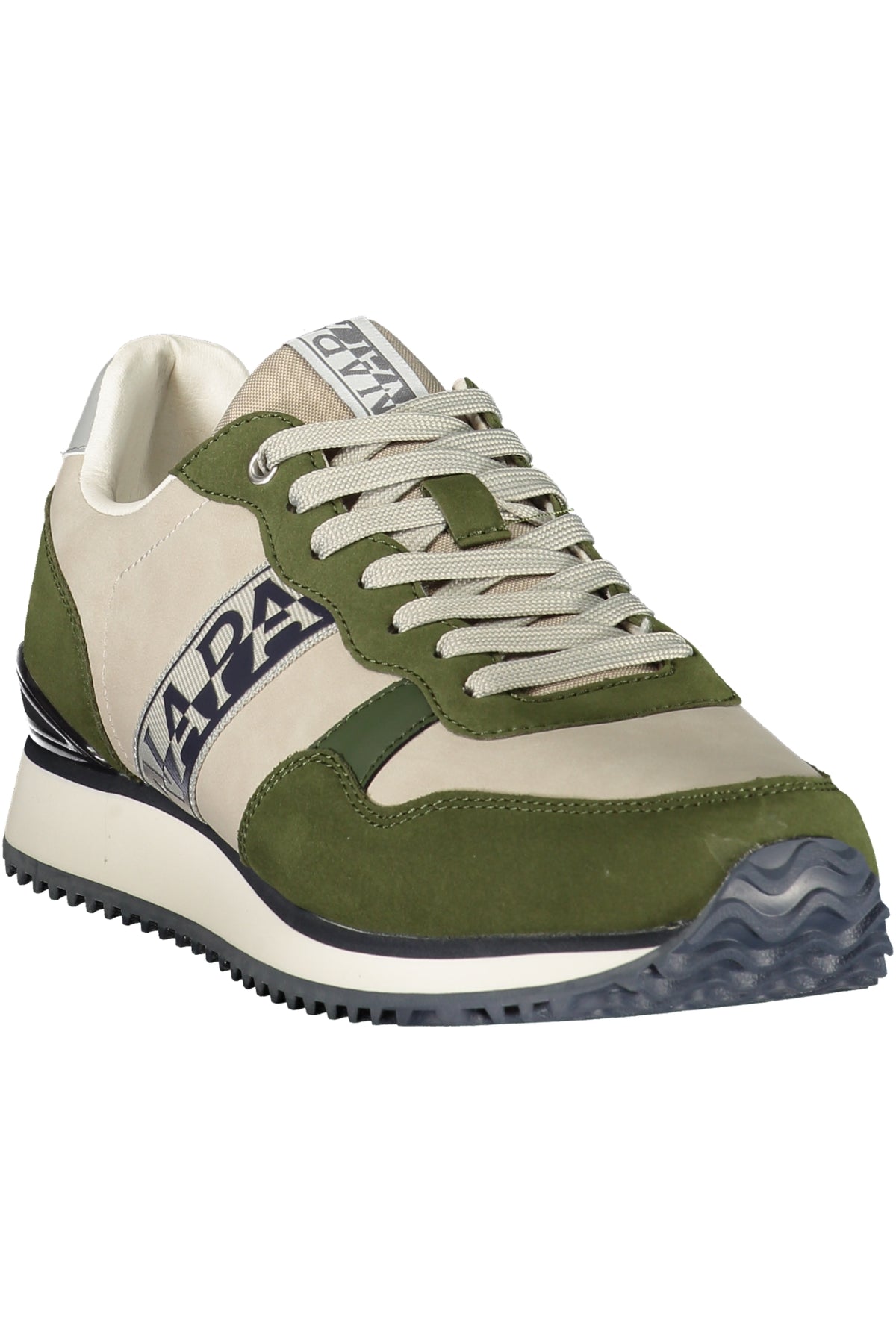 NP0A8BLOS6COSMOS01SYN_VEMG6 – Herren Sportschuhe Grün – Stylische Schnürer mit Kontrastdetails – Größe: 40, 41, 42, 43, 44, 45, 46 – Farbe: Verde