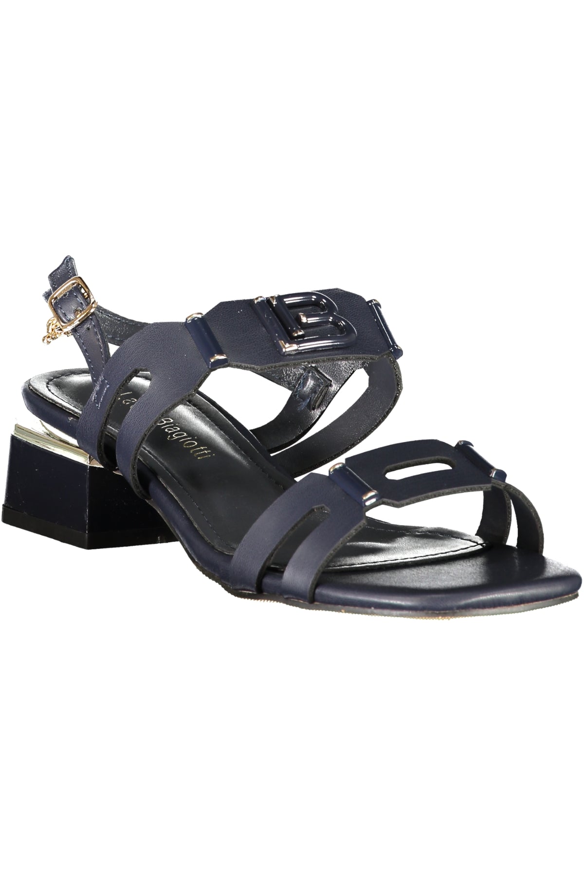 9729_BLNAVYCA – Elegante Damensandale in Blau mit verstellbarem Riemen, 3 cm Absatz – Größe: 36, 37, 38, 39, 40, 41 – Farbe: Blu