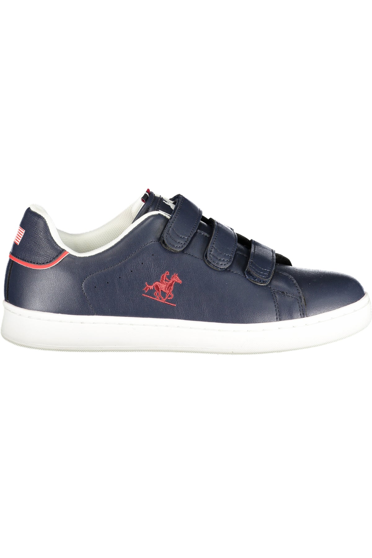 GPM524002_BL3232 – Herren-Sportschuh in Blau mit Klettverschluss und Kontrastdetails – Größe: 40, 41, 42, 43, 44, 45, 46 – Farbe: Blu
