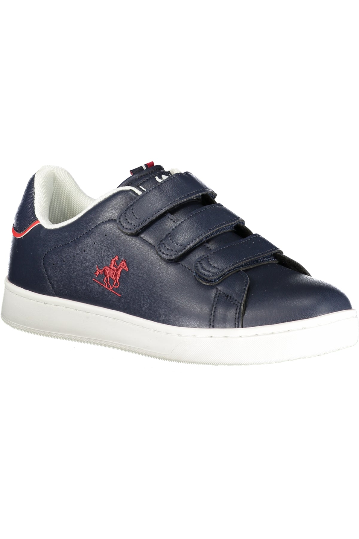 GPM524002_BL3232 – Herren-Sportschuh in Blau mit Klettverschluss und Kontrastdetails – Größe: 40, 41, 42, 43, 44, 45, 46 – Farbe: Blu