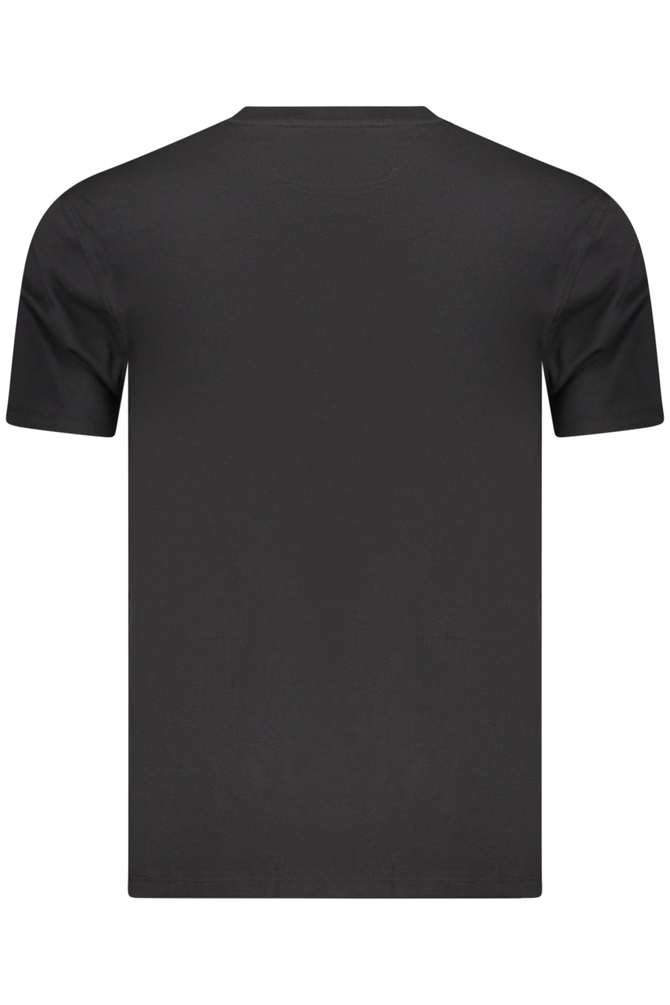 MYT189C_NE0014 – Herren Kurzarm T-Shirt Schwarz mit Stickerei und Rundhals-Ausschnitt – Größe: M, S, L, XL, 2XL, 3XL – Farbe: Nero