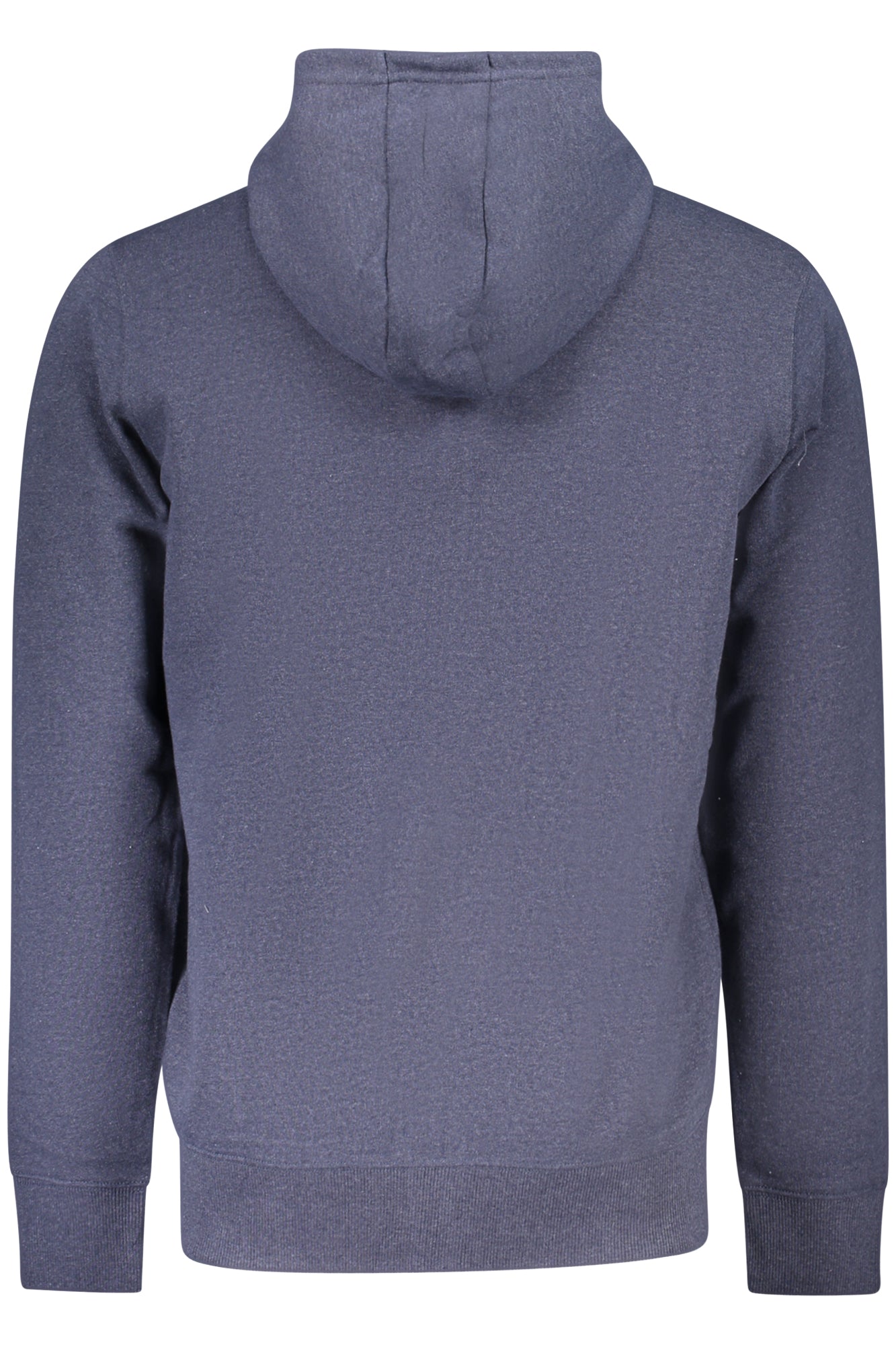 W5S6457014_BL044 – Herren Kapuzenpullover Blau: Gefüttert, Stickerei, Reißverschluss, Taschen – Größe: 3XL, L – Farbe: Blu