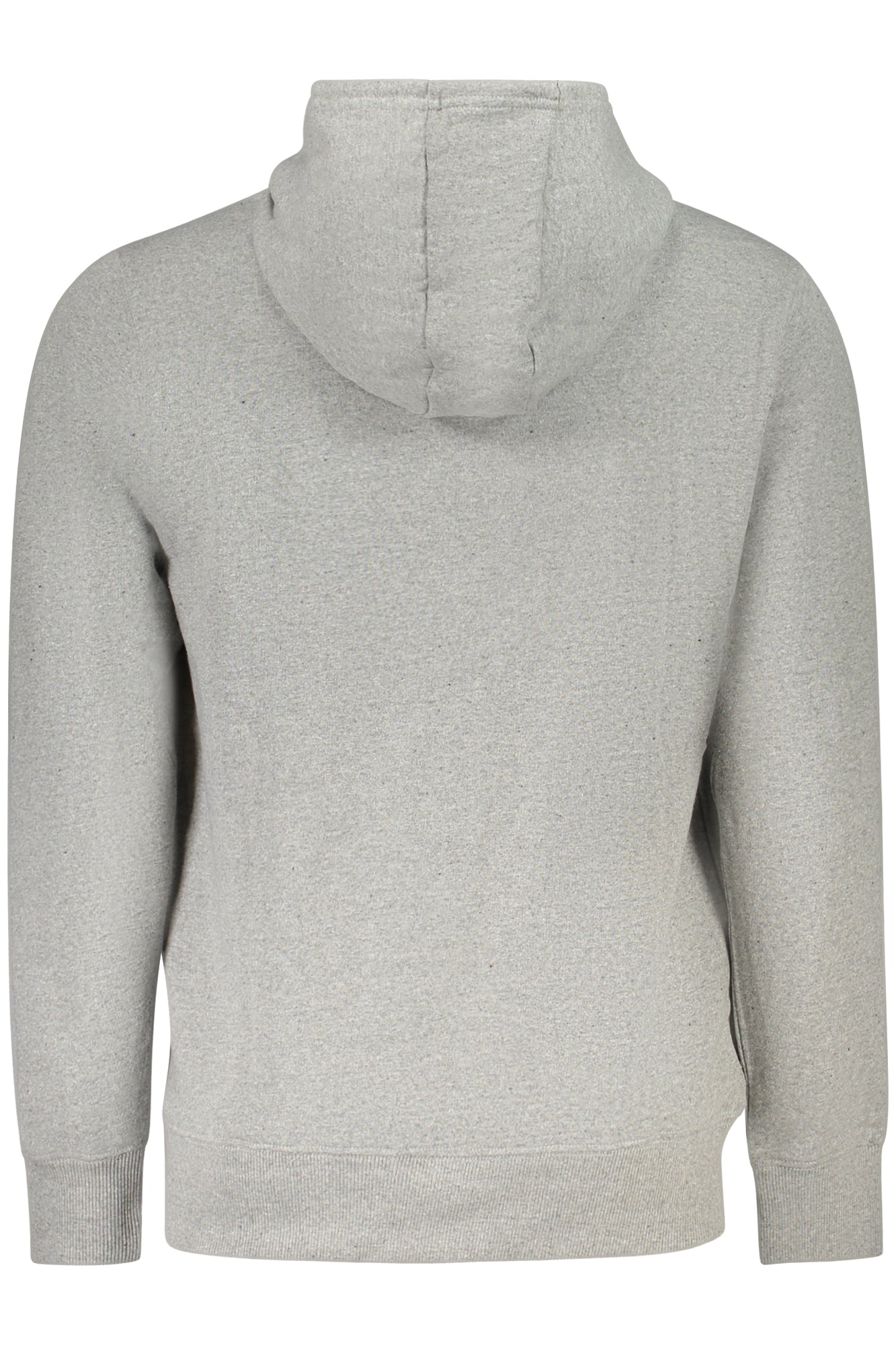W5S6447014_GR069 – Herren-Sweatshirt Grau: Kapuzenpullover mit Reißverschluss & Stickerei – Größe: S, M, L, XL, 2XL, 3XL, 4XL, XS – Farbe: Grigio