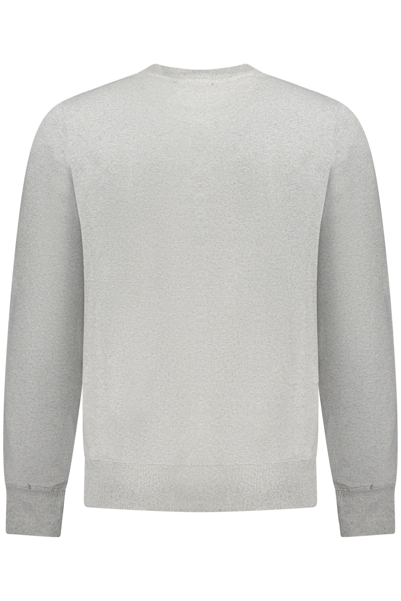 W5S6437014_GR069 – Nachhaltiges Herren-Sweatshirt mit Logo-Stickerei, Grau – Größe: S, M, L, XL, 2XL, 3XL, 4XL – Farbe: Grigio