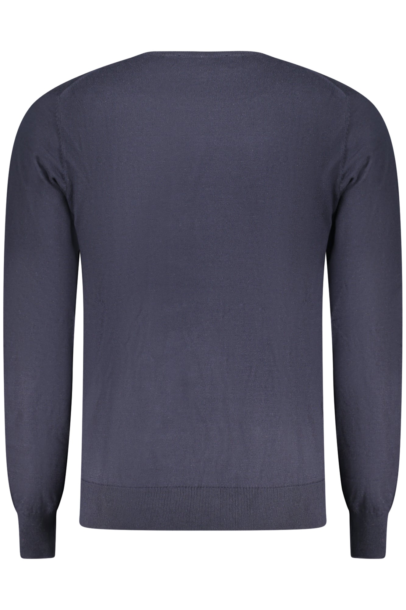 W5S617-5660_BL044 – Blaues Langarm-Herrenhemd mit Stickerei und Rundhals im Militäry-Look – Größe: S, M, L, XL, 2XL, 3XL – Farbe: Blu