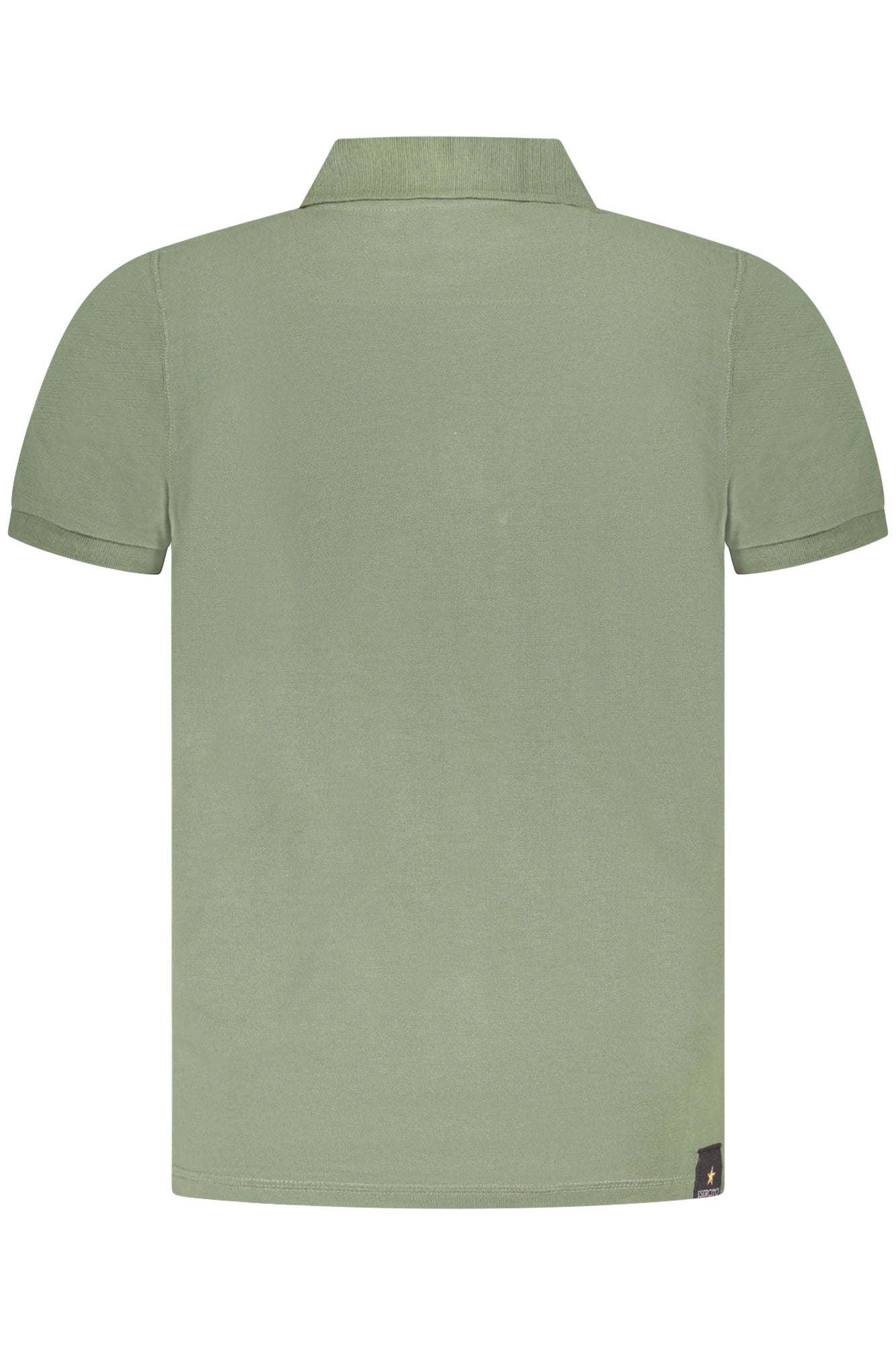 S5S632-5584_VE058 – Poloshirt Herren Grün - Stilvolles Militärdesign mit Print und Logo – Größe: S, M, L, XL, 2XL – Farbe: Verde