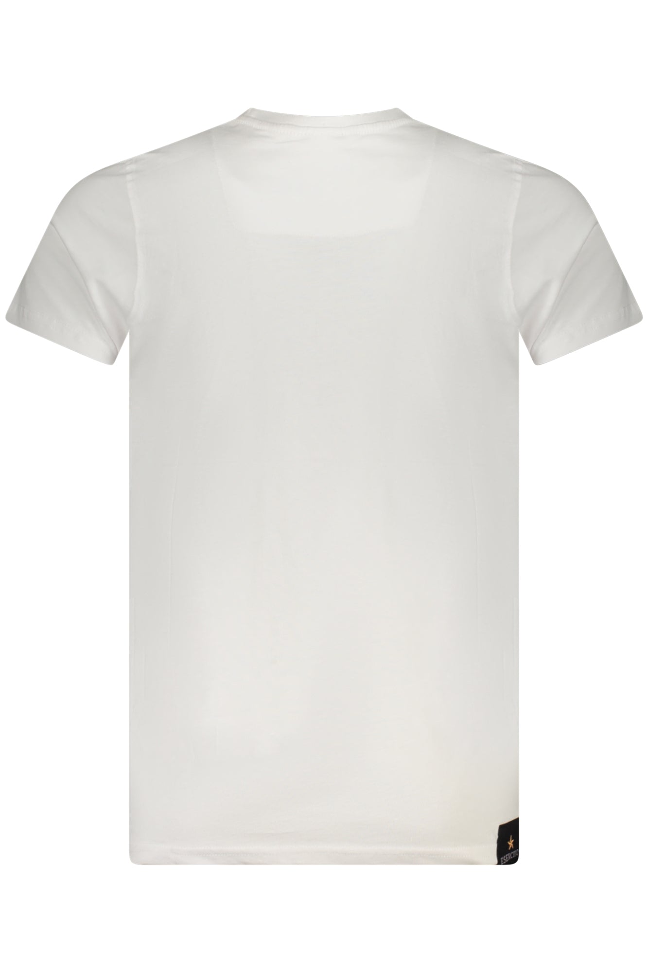 S5S637-5586_BI001 – Herren Kurzarm T-Shirt Weiß mit Logodruck – Stilvolle Akademie-Mode – Größe: S, M, L, XL, 2XL, 3XL – Farbe: Bianco