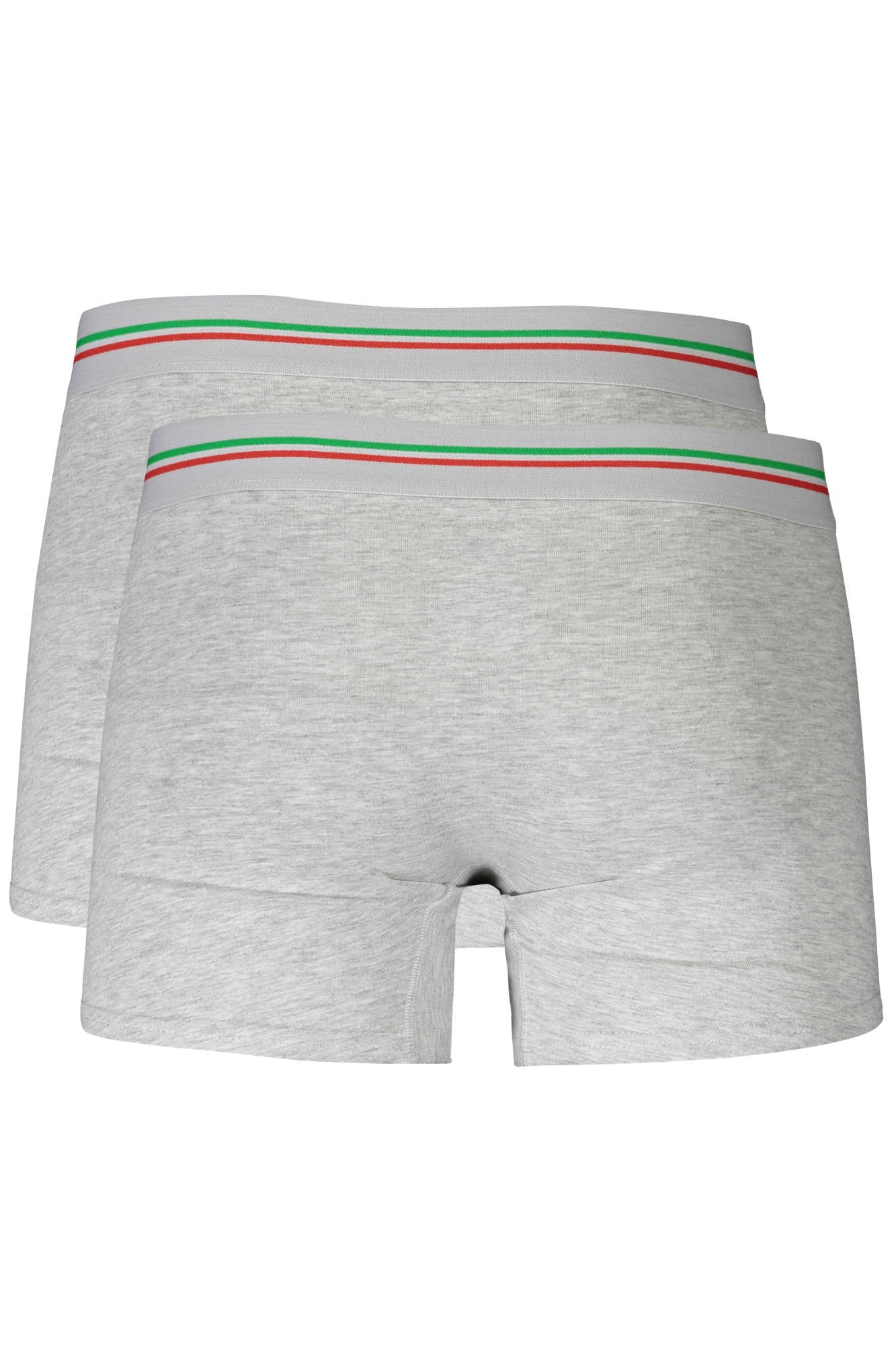 SCOBX002J508_GRIGIO_17171 – Herren Boxershorts Grau Zweierpack - Elastischer Bund & Stilvolles Design – Größe: M, L, XL, 2XL – Farbe: Grigio