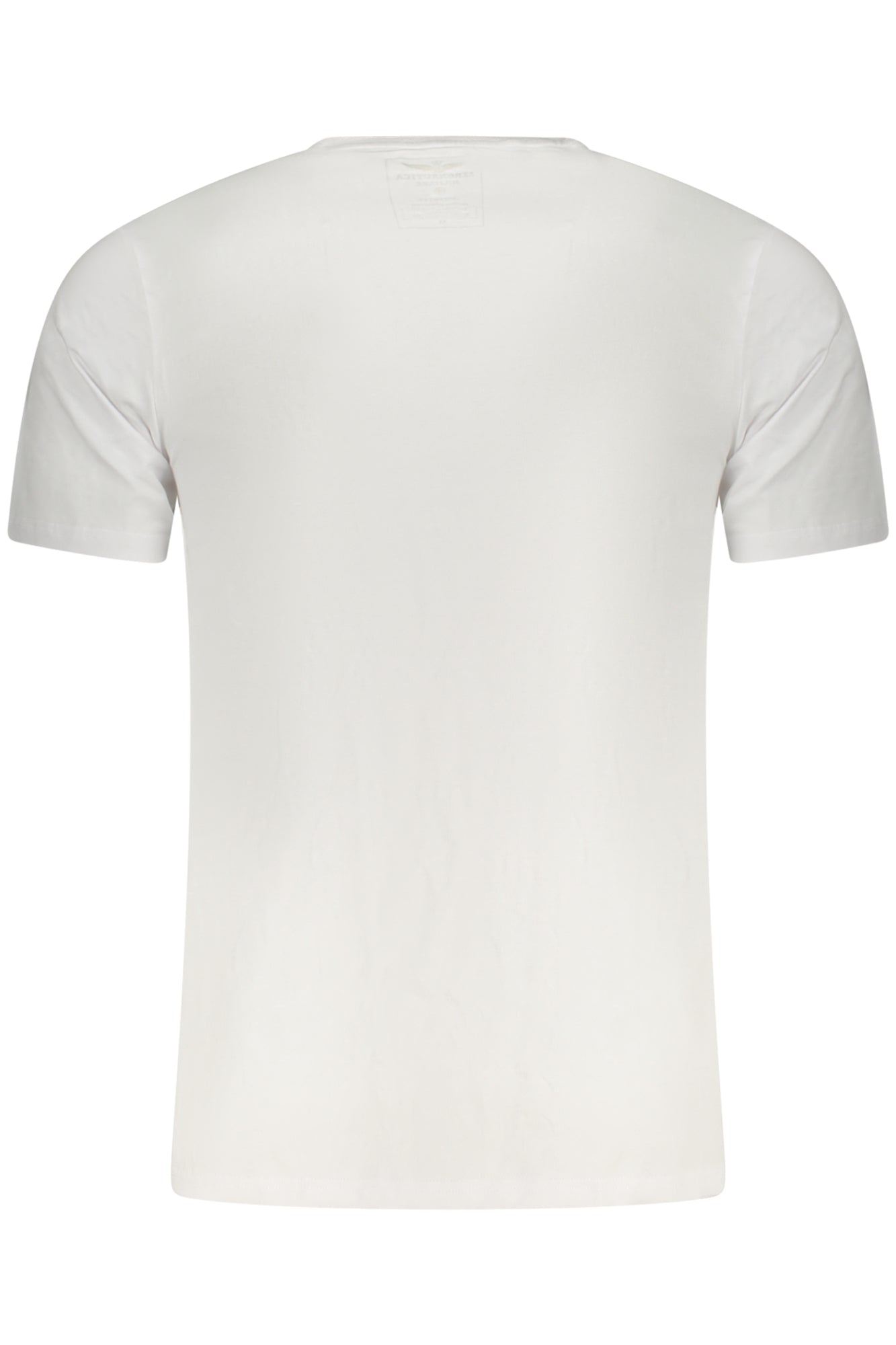 SCOTI006J508_BI73009 – Vielseitiges Herren T-Shirt Weiß - Dreifarbige Pfeile & V-Ausschnitt – Größe: M, L, XL, 2XL – Farbe: Bianco