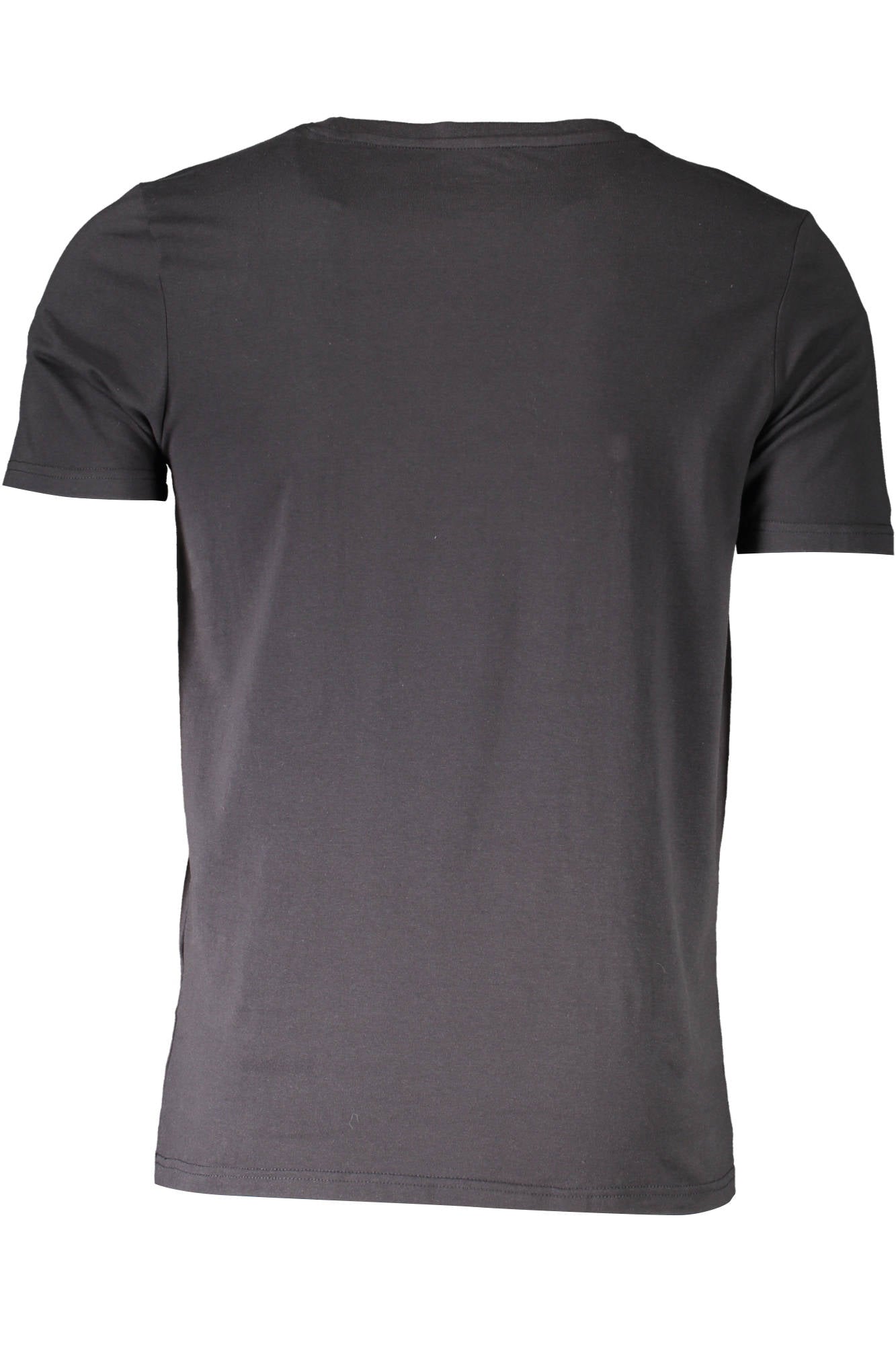 SCOTI001J508_NERO_34300 – Herren T-Shirt Schwarz: Dehnbar, Kurzarm & Rundhals mit Logo – Größe: M, L, XL, 2XL – Farbe: Nero