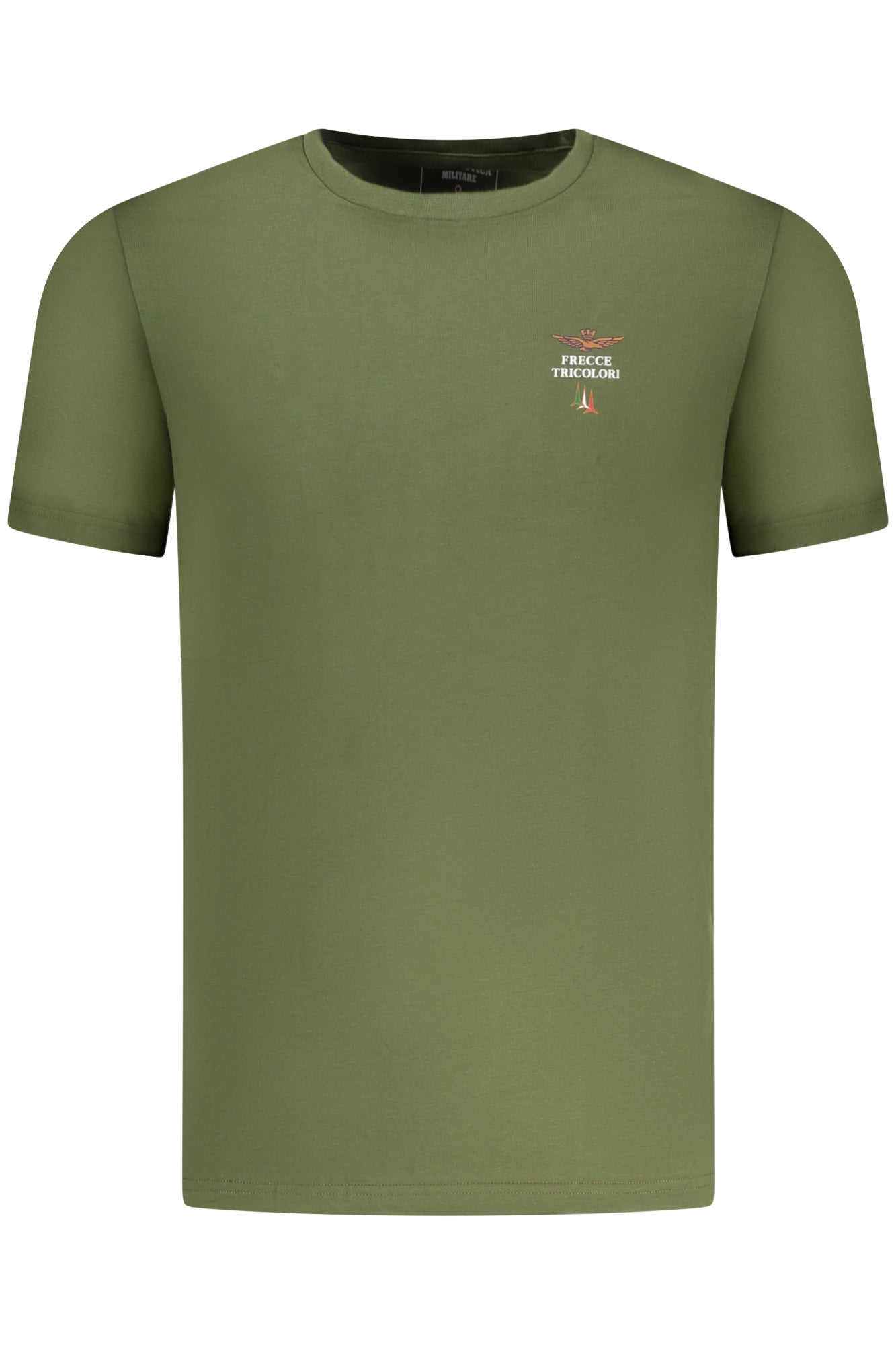 SCOTI005J508_VE07001 – Herren T-Shirt: Ausziehbar, kurzärmelig, Grün mit Logo & Druck – Größe: M, L, XL, 2XL – Farbe: Verde