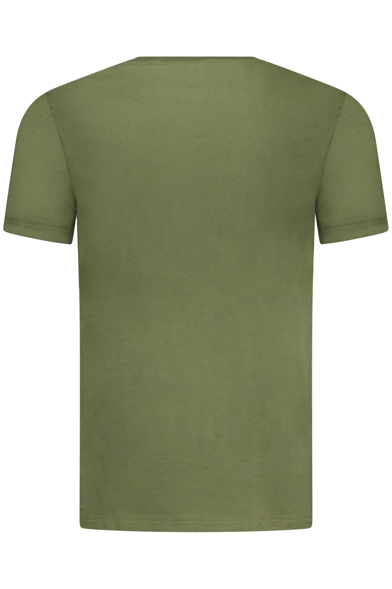 SCOTI005J508_VE07001 – Herren T-Shirt: Ausziehbar, kurzärmelig, Grün mit Logo & Druck – Größe: M, L, XL, 2XL – Farbe: Verde