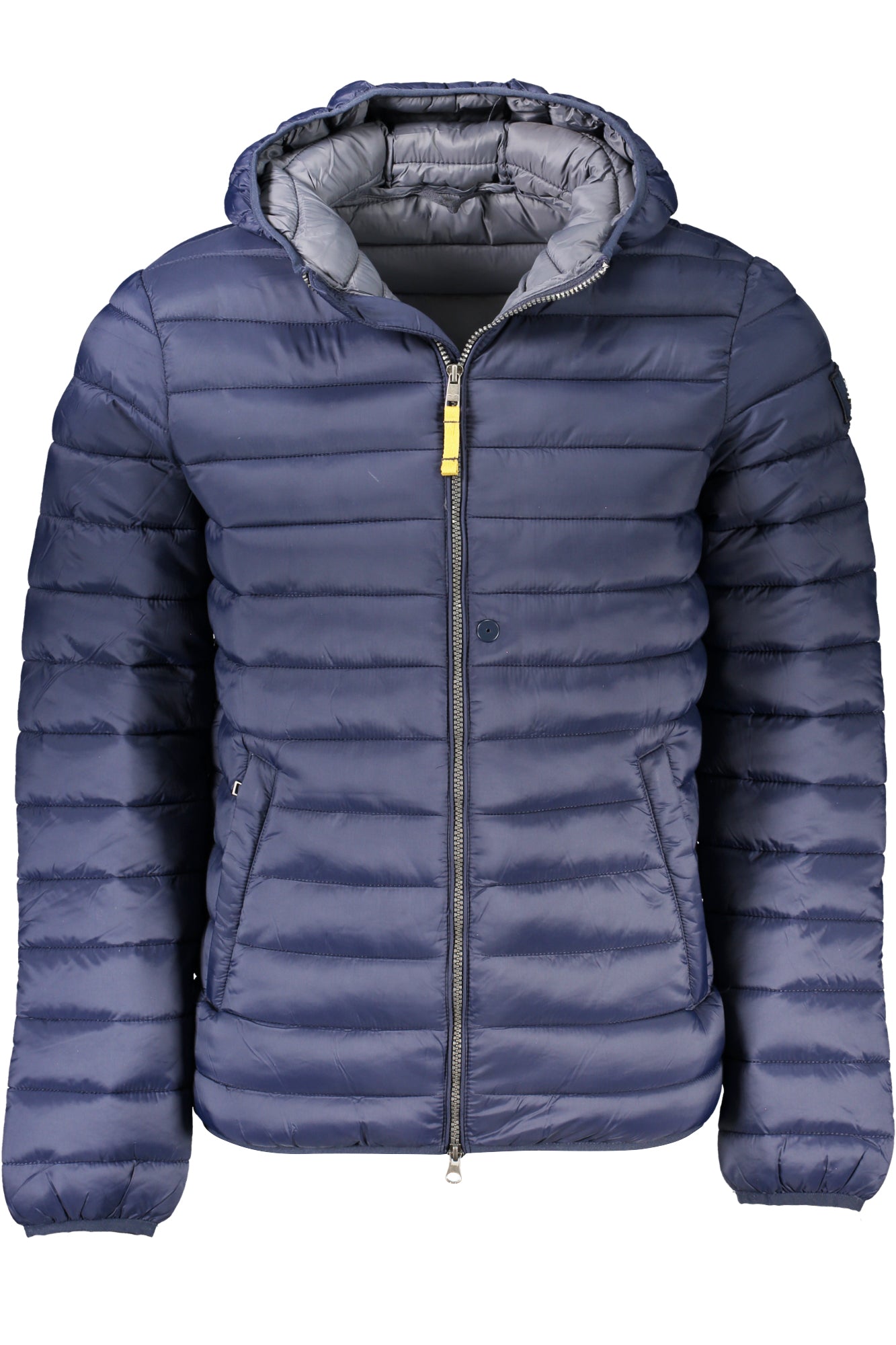 5331625_BL730 – Herren-Blouson Blau mit Kapuze und Taschen - Stylische Meeresflottenjacke – Größe: S, M, L, XL, 2XL, 3XL – Farbe: Blu