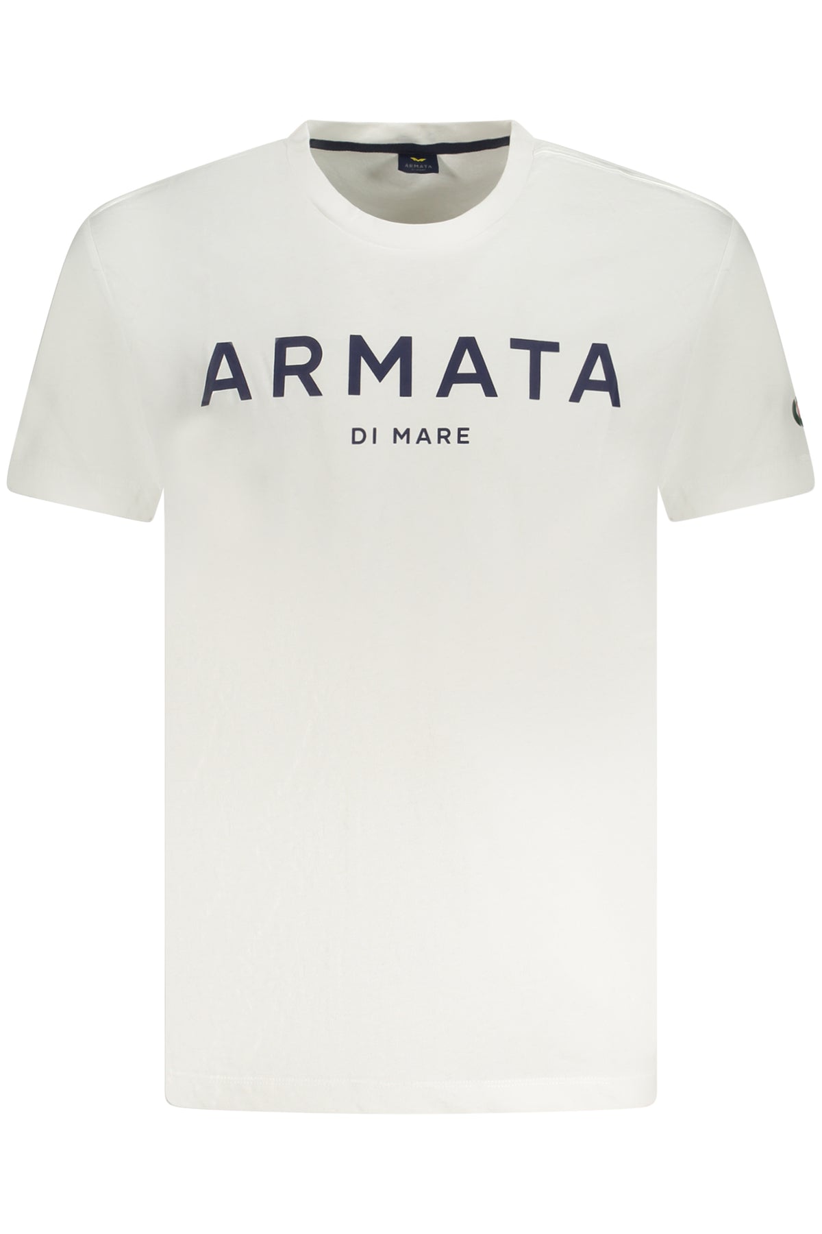 5351127_BI376 – Weißes Herren T-Shirt mit Rundhals und Logo-Druck - Kurzarm Design – Größe: S, M, L, XL, 2XL – Farbe: Bianco