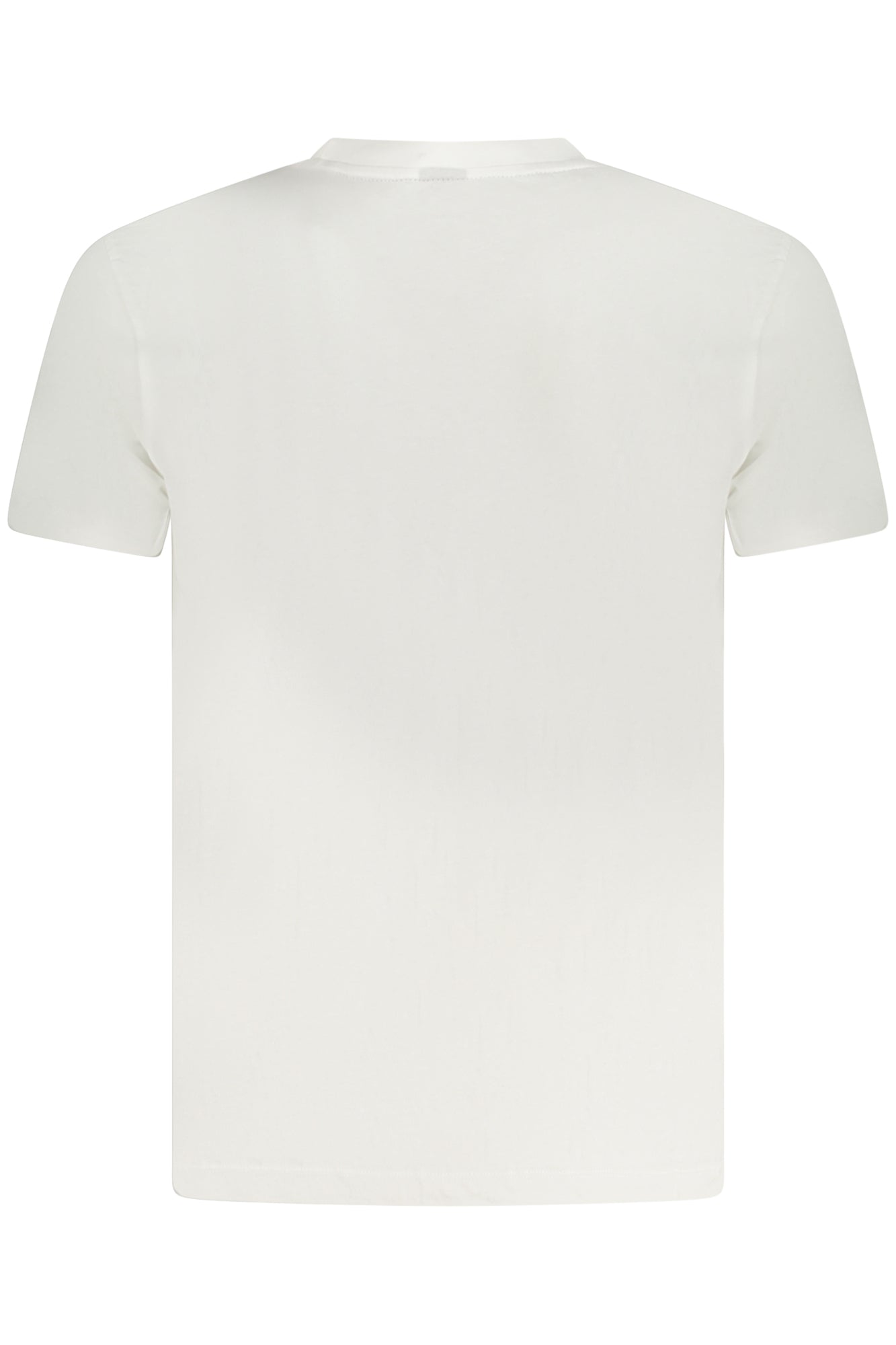 5351129_BI376 – Weißes Herren Kurzarm T-Shirt mit Rundhals & Druckmotiv – Größe: S, M, L, XL, 2XL – Farbe: Bianco