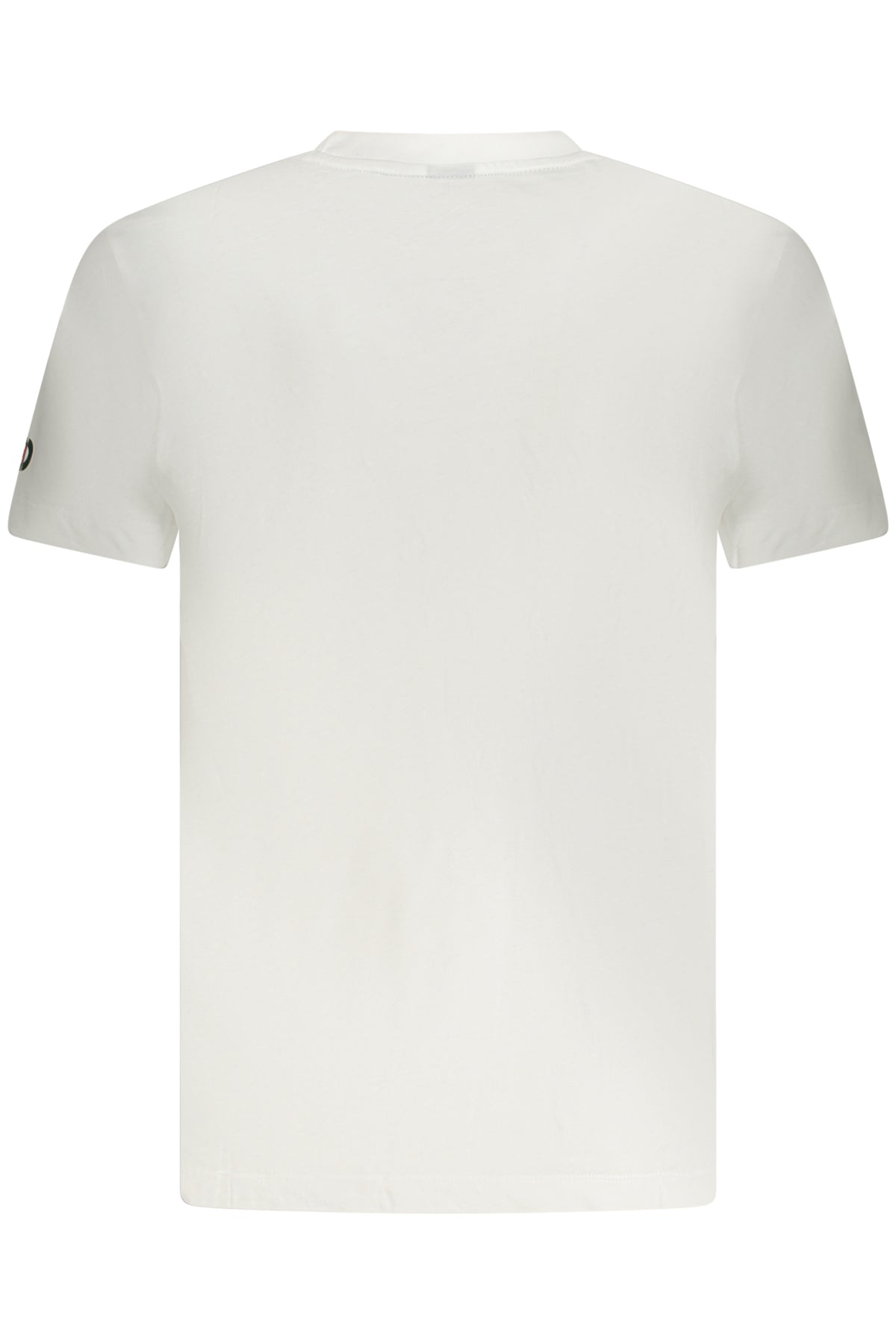 5351127_BI376 – Weißes Herren T-Shirt mit Rundhals und Logo-Druck - Kurzarm Design – Größe: S, M, L, XL, 2XL – Farbe: Bianco