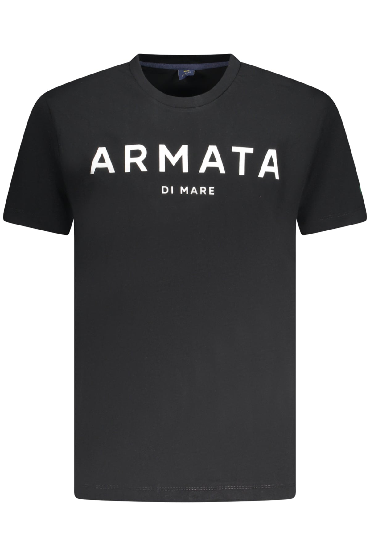 5351127_NE7 – Stylisches Herren Kurzarm T-Shirt in Schwarz mit Rundhals und Print – Größe: S, M, L, XL, 2XL – Farbe: Nero