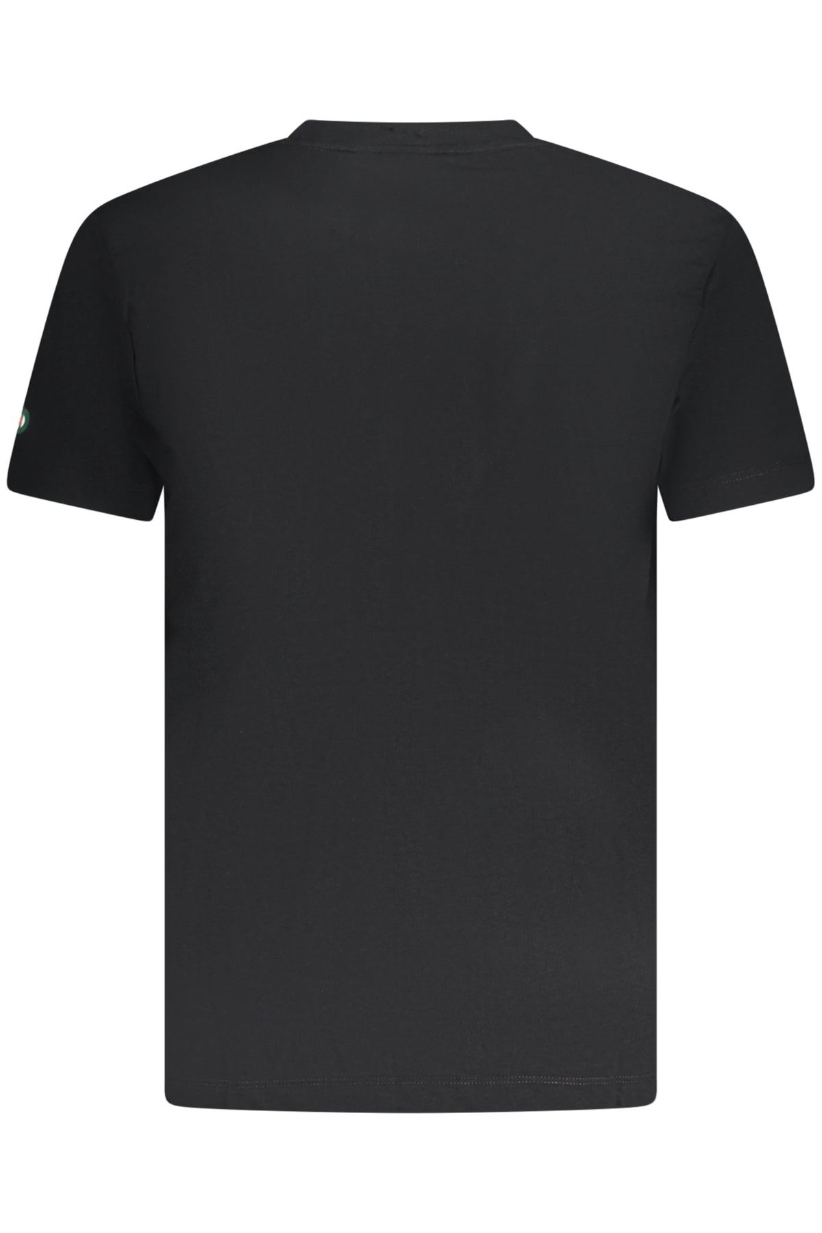 5351127_NE7 – Stylisches Herren Kurzarm T-Shirt in Schwarz mit Rundhals und Print – Größe: S, M, L, XL, 2XL – Farbe: Nero