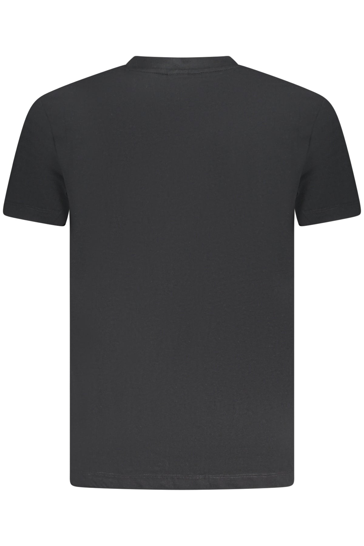 5351129_NE7 – Stylisches Kurzarm-T-Shirt für Herren in Schwarz mit Print-Logo – Größe: S, M, L, XL, 2XL – Farbe: Nero