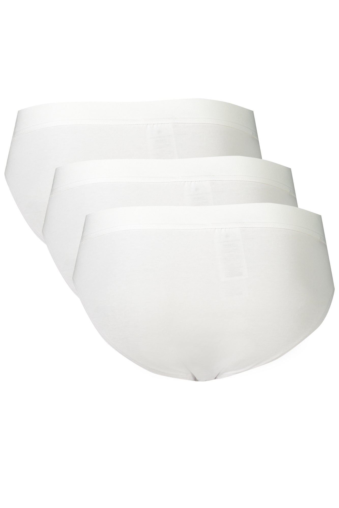 BKK1USP14TR_BIWHITE – Herren-Slips Weiß: 3er-Pack mit Elastikbund & Aufdruck – Größe: M, S, 2XL, L, XL – Farbe: Bianco