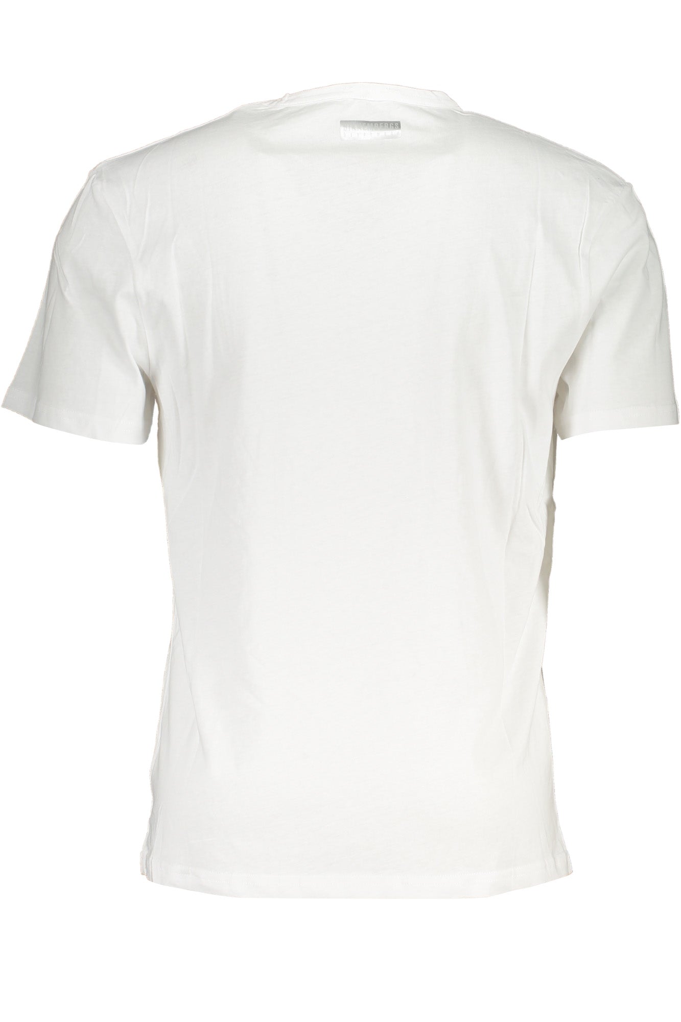 BKK1MTS03_BIWHITE – Herren Rundhals-T-Shirt Weiß mit Aufdruck und Logo-Design – Größe: S, M, L, XL, 2XL – Farbe: Bianco