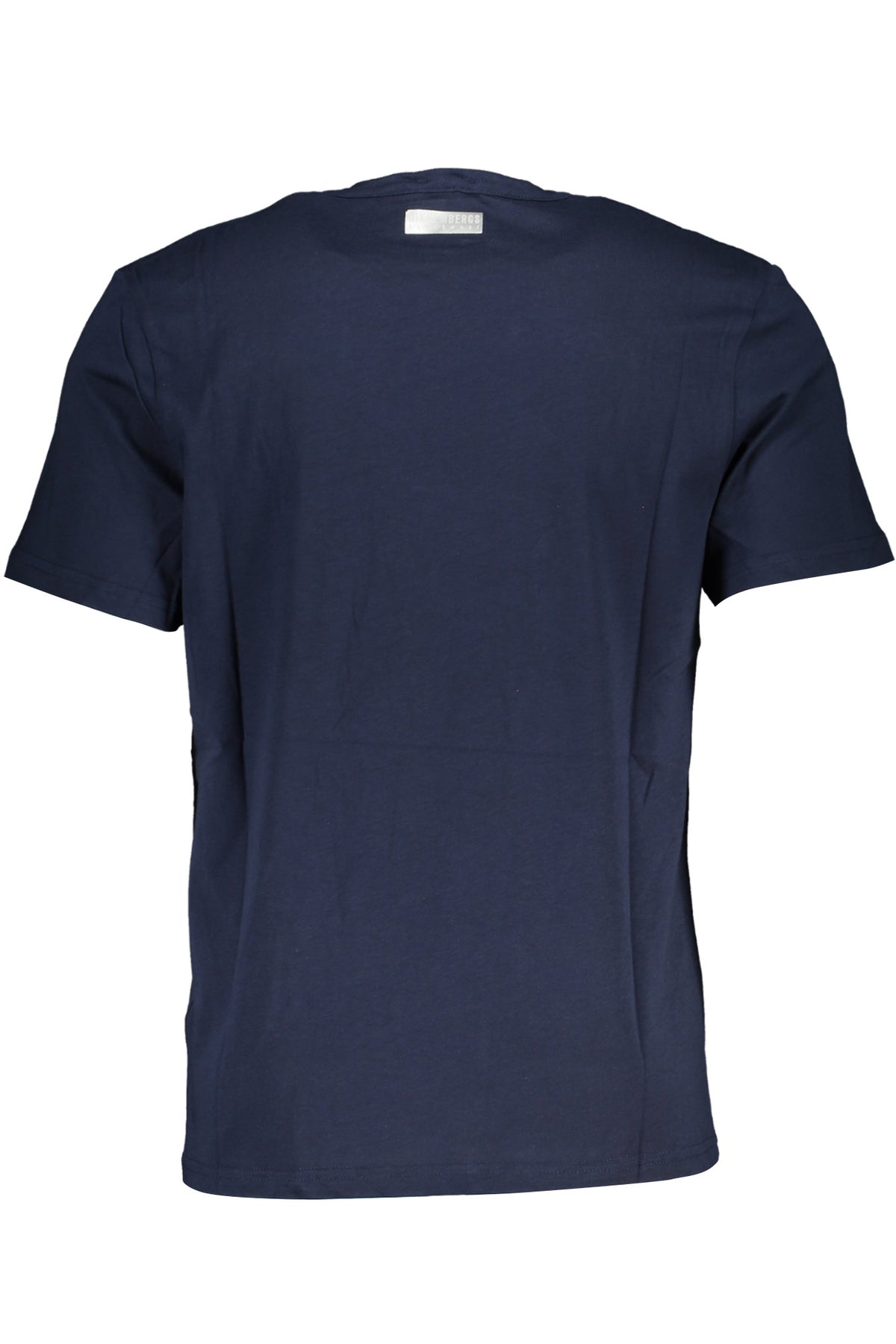 BKK1MTS05_BLNAVY – Stylisches Blaues Kurzarm-Herren-Shirt mit Druck und Rundhalsausschnitt – Größe: 2XL – Farbe: Blu