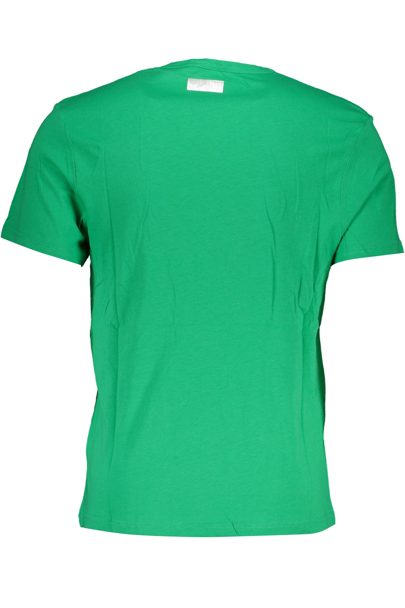 BKK1MTS03_VEGREEN – Herren Kurzarm T-Shirt in Grün mit Rundhals und stilvollem Druck – Größe: S, M, L, XL, 2XL – Farbe: Verde