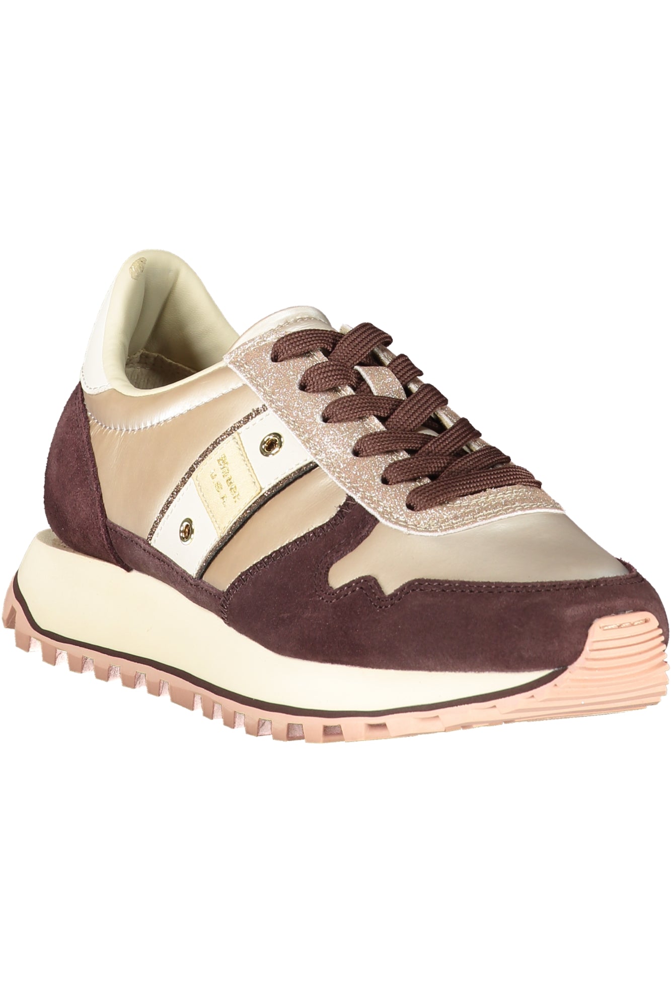 F5MILLEN03NYS_BEBDXTAU – Stylischer Sportschuh für Damen, beige mit weinroten Akzenten – Größe: 36, 37, 38, 39, 40, 41 – Farbe: Beige
