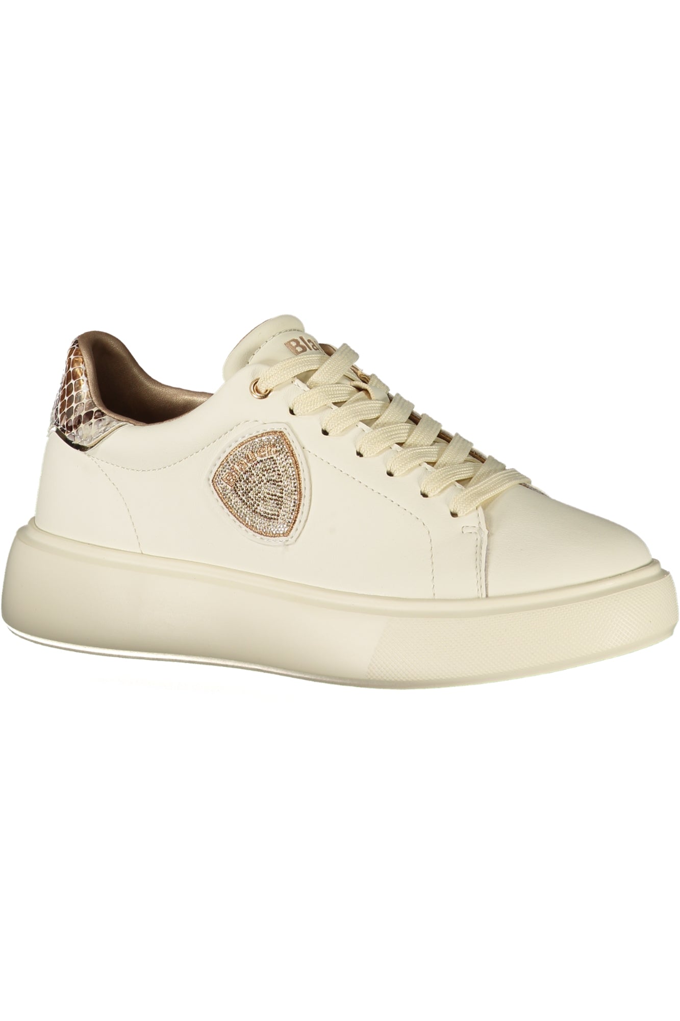 F5VENUS01PYT_BECREPYT – Beige Sportschuhe für Damen mit Python-Details und Strass-Akzenten – Größe: 36, 37, 38, 39, 40, 41 – Farbe: Beige