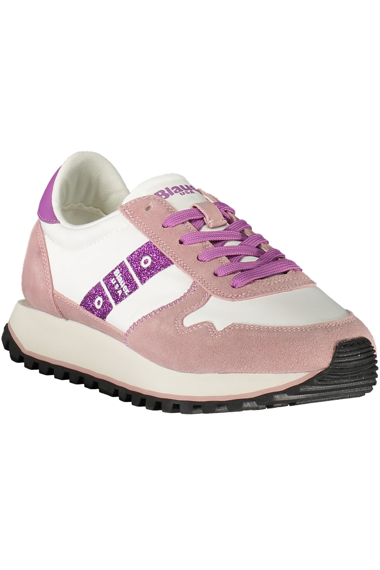 S4MILLEN02NSR_BIPINWHI – Damen Sportschuh Weiß mit Schnürsenkeln & Kontrastdetails – Größe: 36, 37, 38, 39, 40, 41 – Farbe: Bianco