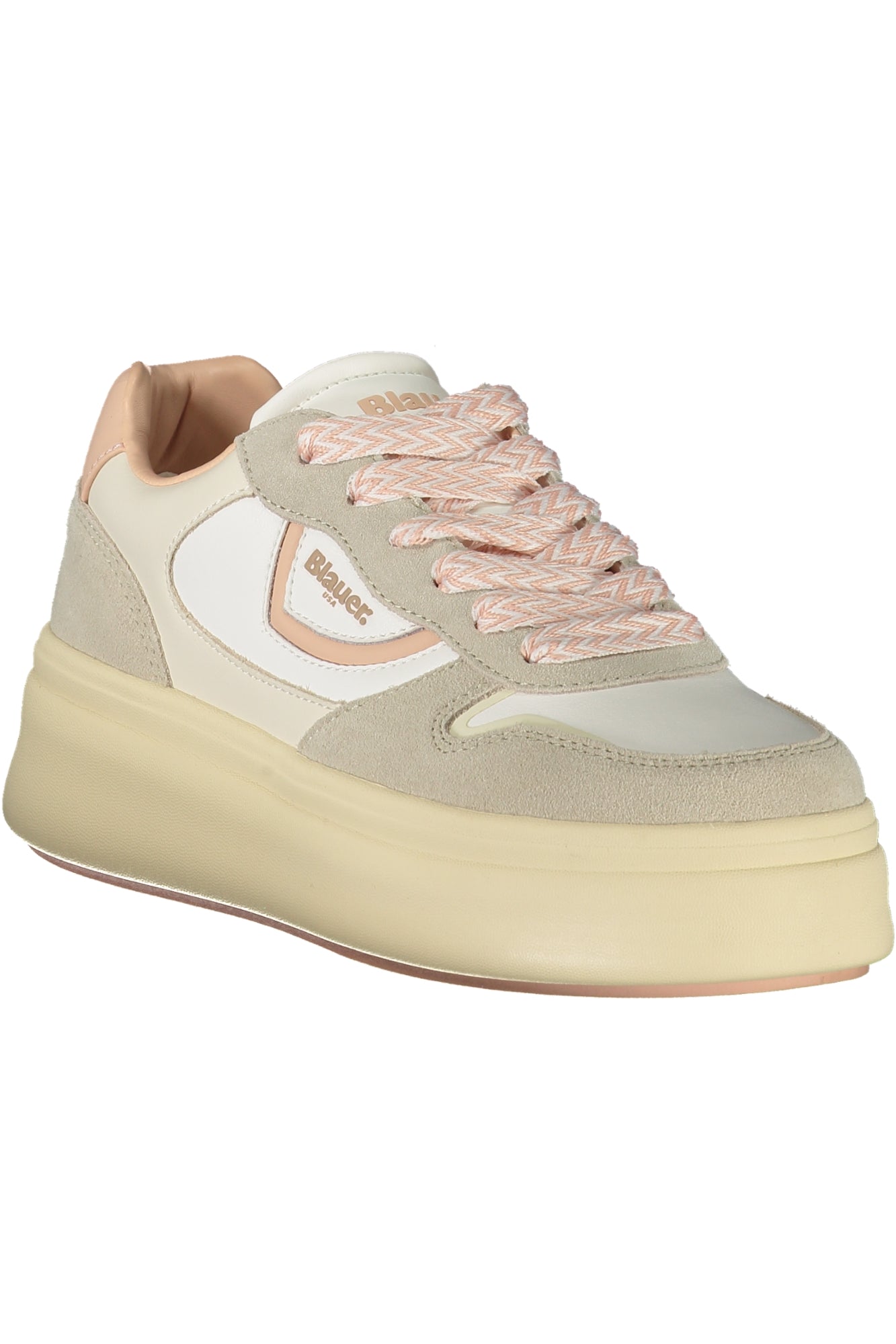 S5EMERY03LES_BICRENUD – Damen-Sportschuh in Weiß mit Kontrastdetails und herausnehmbarem Fußbett – Größe: 36, 37, 38, 39, 40, 41 – Farbe: Bianco