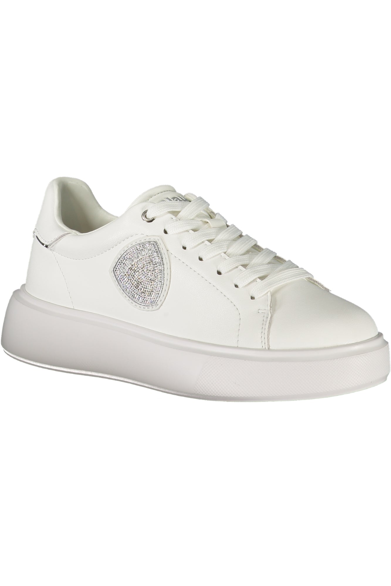 F5VENUS01LEA_BIWHI – Damen Weiße Sportschuhe: Komfort & Stil mit Glitzer-Akzenten – Größe: 36, 37, 38, 39, 40, 41 – Farbe: Bianco