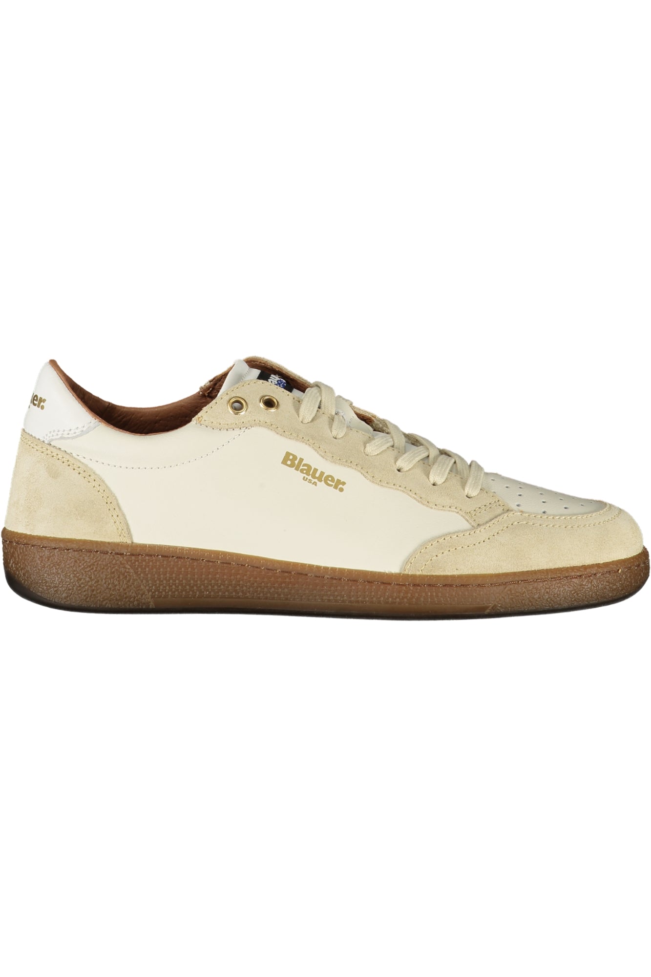 F5MURRAY01LES_BIWHICRE – Herren-Sportschuhe in Weiß mit Kontrastdetails und herausnehmbarem Fußbett – Größe: 40, 41, 42, 43, 44, 45, 46 – Farbe: Bianco