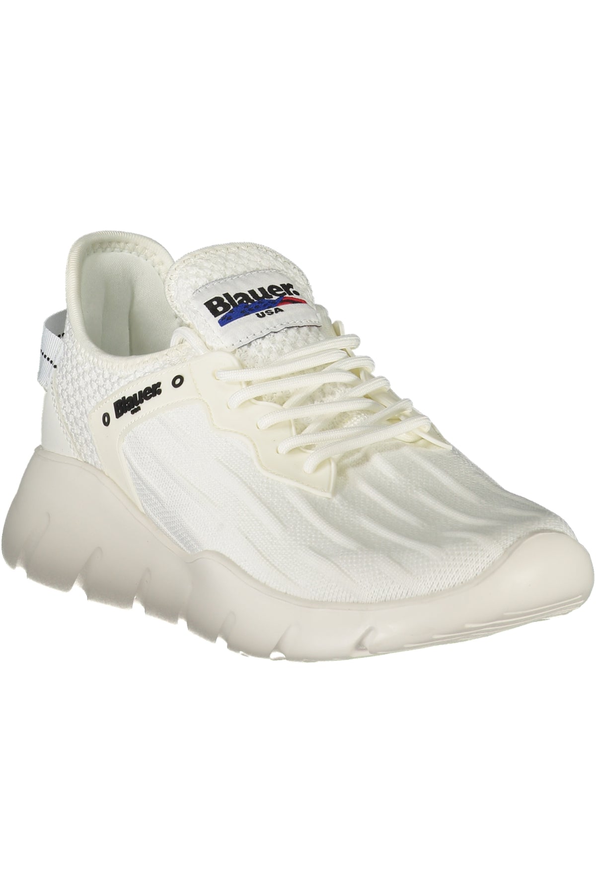 S5HULETT01KNI_BIWHI – Eleganter weißer Sportschuh für Herren mit kontrastierenden Details – Größe: 40, 41, 42, 43, 44, 45 – Farbe: Bianco