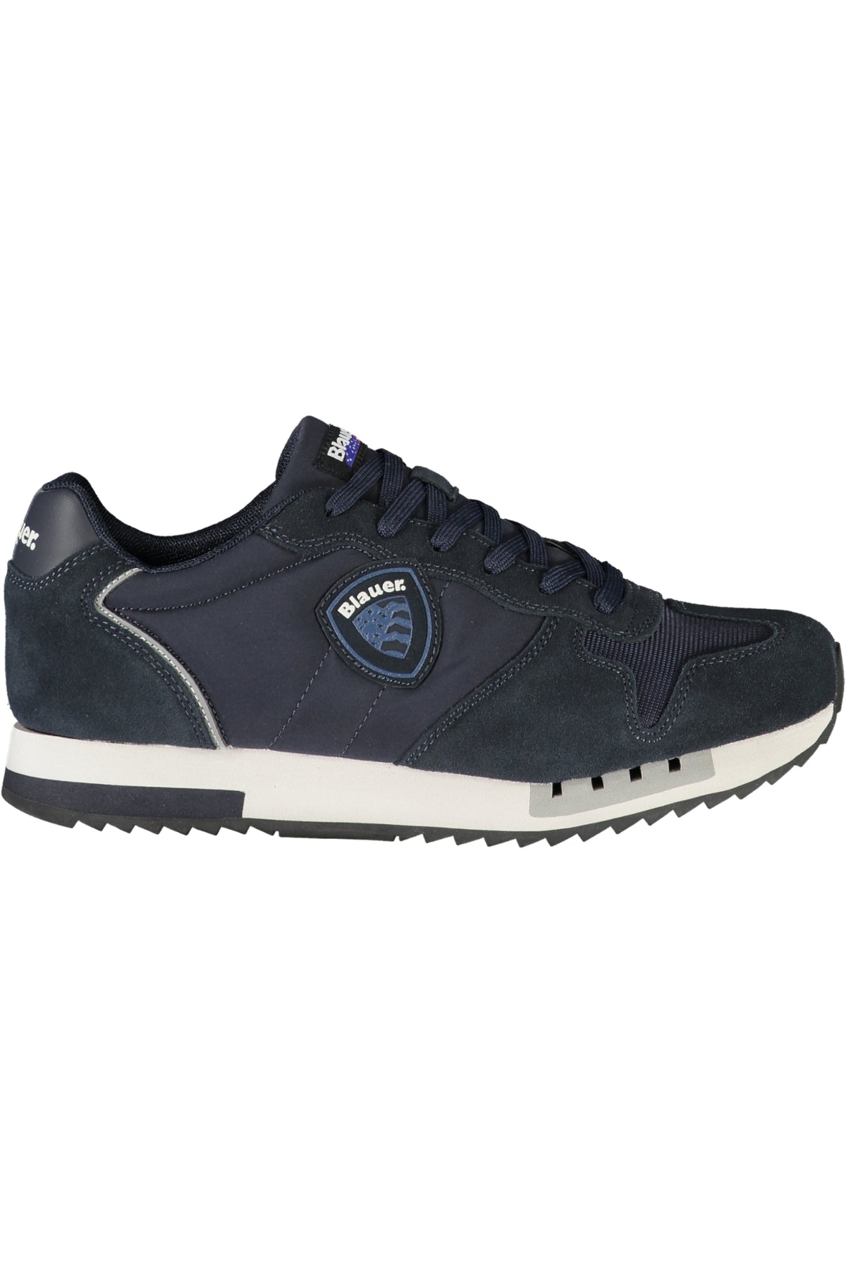 F5QUEENS05MES_BLNVY – Herren Sportschuh Blau mit Applikationen & Herausnehmbarer Innensohle – Größe: 40, 41, 42, 43, 44, 45, 46 – Farbe: Blu