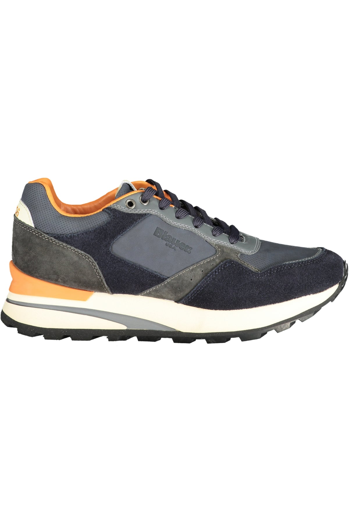 F3MARS03NUS_BLNVY – Herren-Sportschuh in Blau mit Schnürsenkeln und Kontrastdetails – Größe: 40, 41, 42, 43, 44, 45 – Farbe: Blu