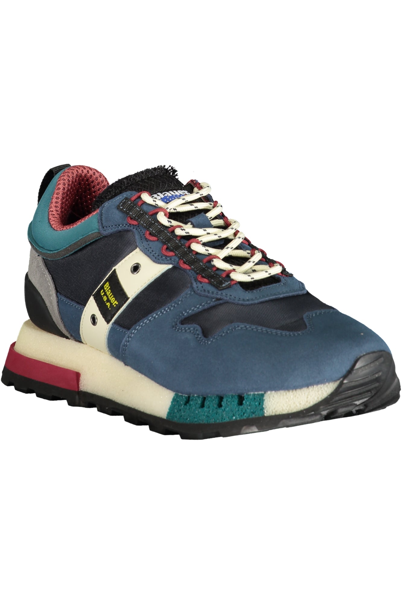 F4HERON02COS_BLNVYOCT – Stylischer Herrensportschuh in Blau mit kontrastierenden Details – Größe: 40, 41, 42, 43, 44, 45 – Farbe: Blu