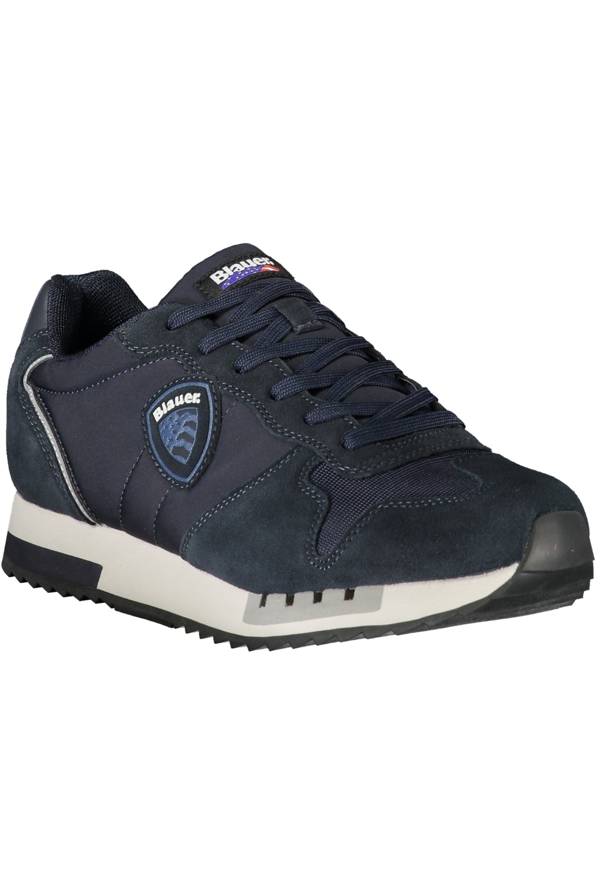 F5QUEENS05MES_BLNVY – Herren Sportschuh Blau mit Applikationen & Herausnehmbarer Innensohle – Größe: 40, 41, 42, 43, 44, 45, 46 – Farbe: Blu