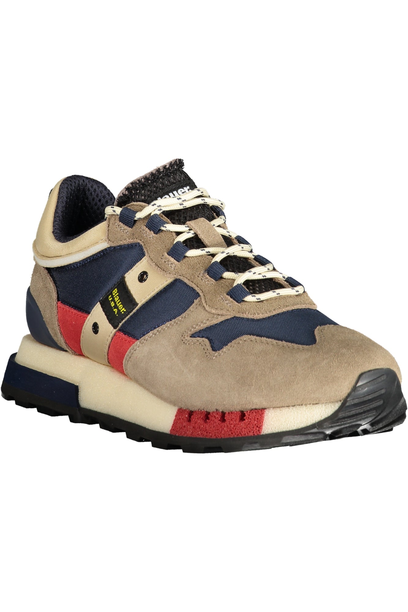 F3HERON01COS_BLNVB – Herren-Sportschuh Blau mit Kontrastdetails & Wechselsohle – Größe: 40, 41, 43, 44, 45, 42 – Farbe: Blu