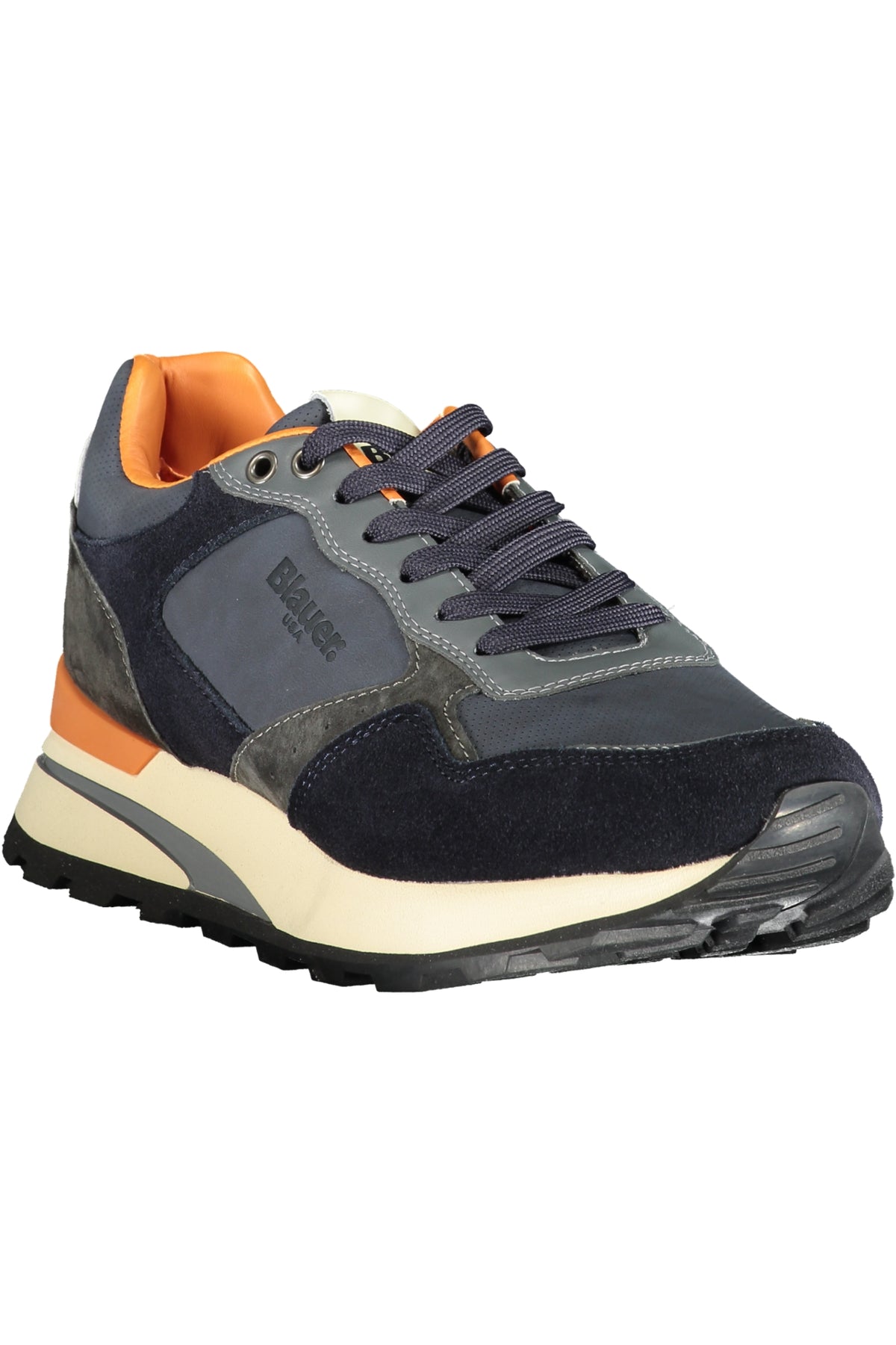F3MARS03NUS_BLNVY – Herren-Sportschuh in Blau mit Schnürsenkeln und Kontrastdetails – Größe: 40, 41, 42, 43, 44, 45 – Farbe: Blu