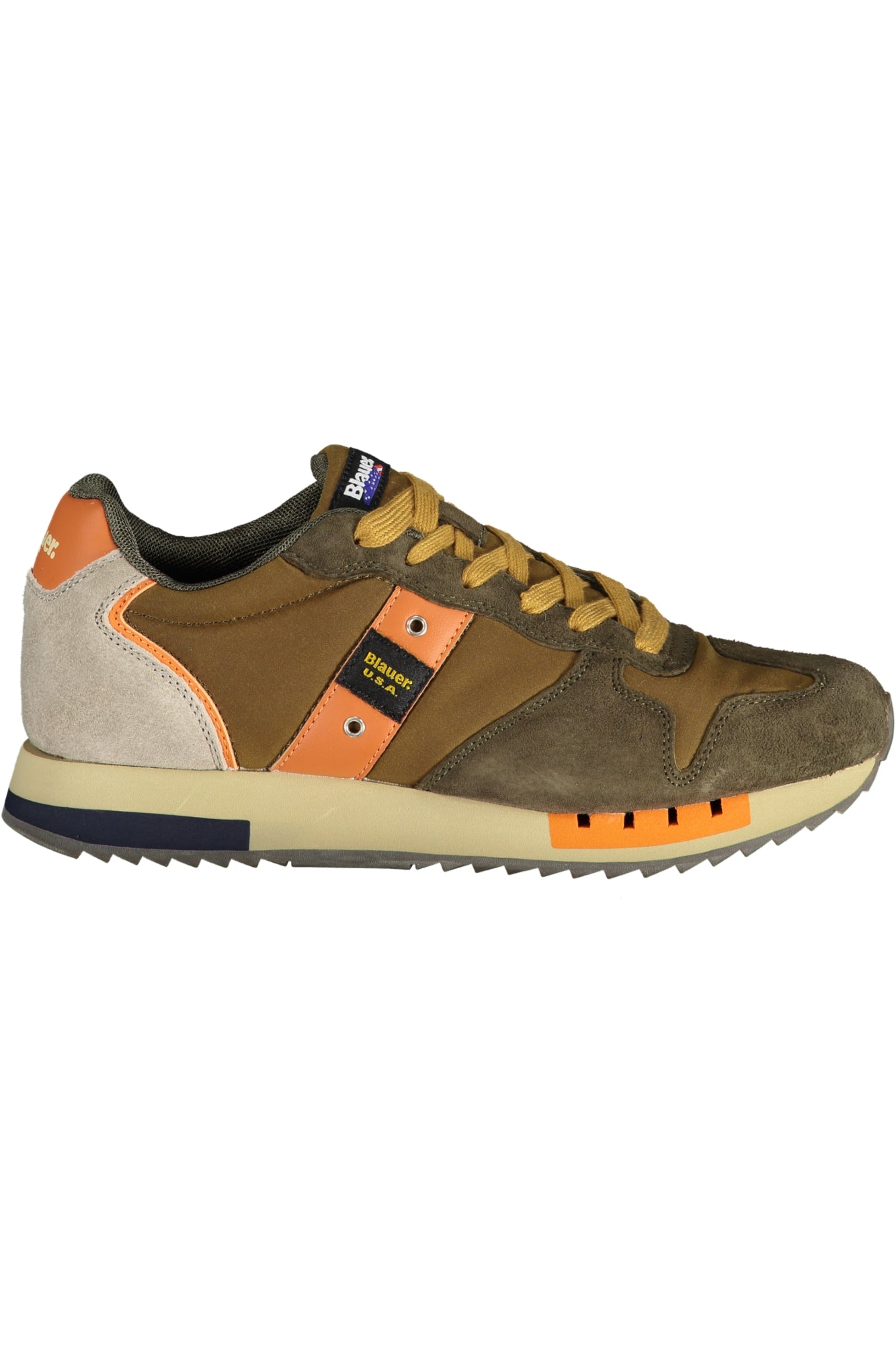 F4QUEENS01WAX_MAGREOCR – Brauner Herren-Sportschuh mit Kontrastdetails und Schnürsenkeln – Größe: 40, 41, 42, 43, 44, 45, 46 – Farbe: Marrone