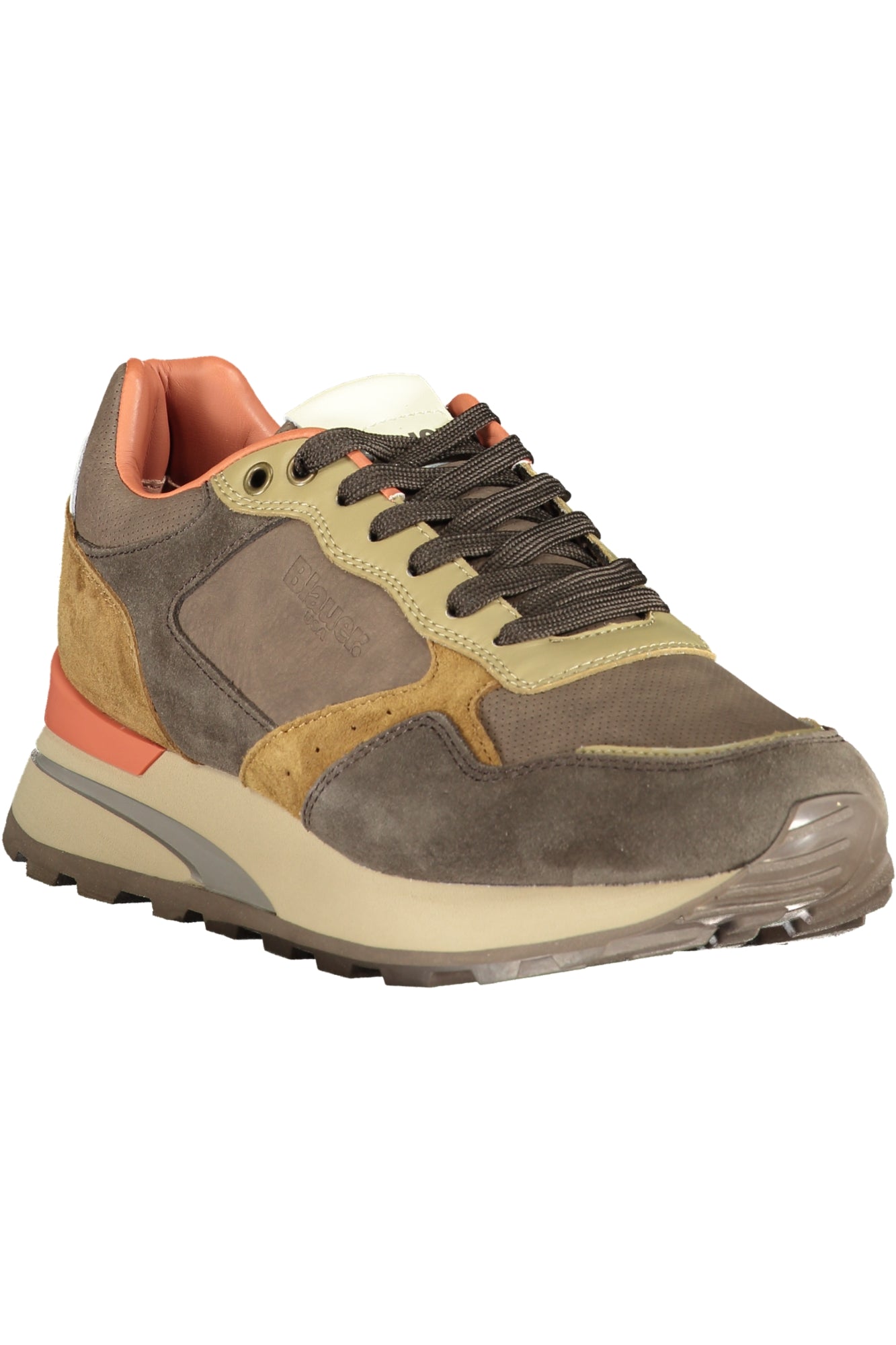 F3MARS03NUS_MADKB – Braune Herrensneaker mit Kontrastdetails und herausnehmbarem Fußbett – Größe: 40, 41, 42, 43, 44, 45, 46 – Farbe: Marrone