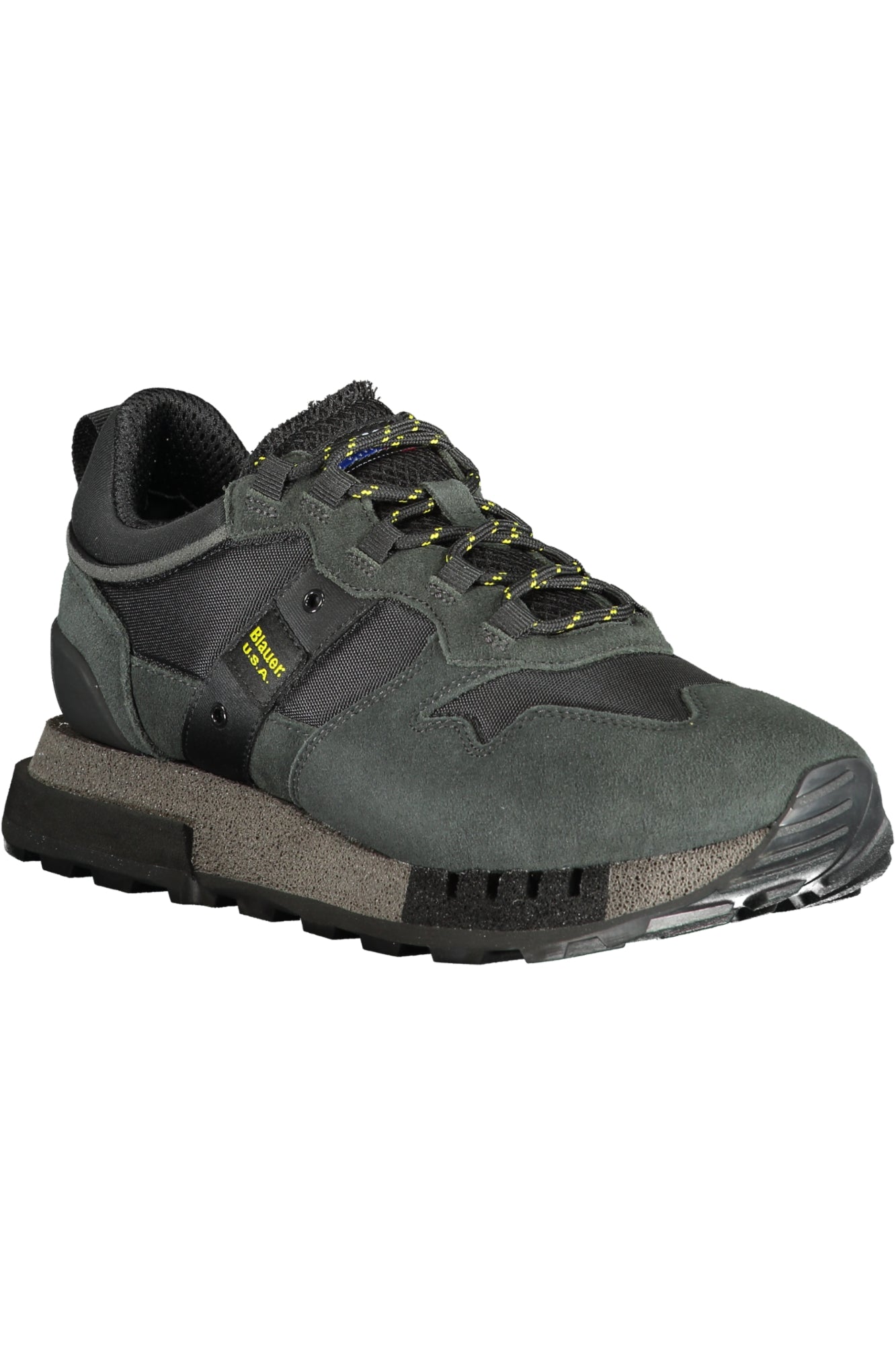 F3HERON01COS_NEBLK – Schwarzer Herrensportschuh mit Schnürsenkeln & herausnehmbarem Fußbett – Größe: 40, 41, 42, 43, 44, 45, 46 – Farbe: Nero