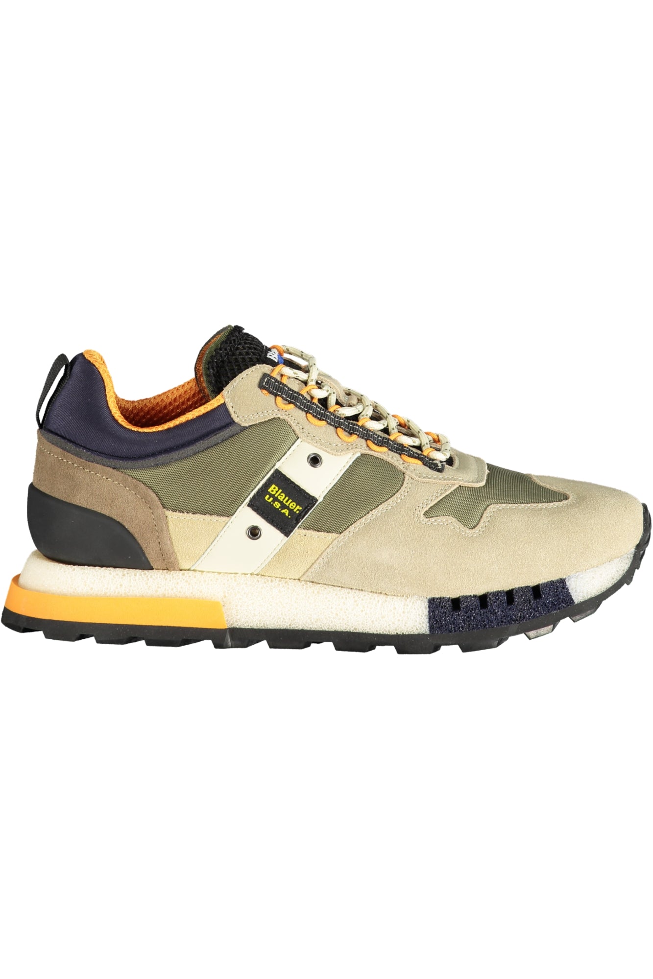 F4HERON02COS_VETAUMIL – Moderner Herrensportschuh in Grün mit Details und herausnehmbarem Fußbett – Größe: 40, 41, 42, 43, 44, 45, 46 – Farbe: Verde