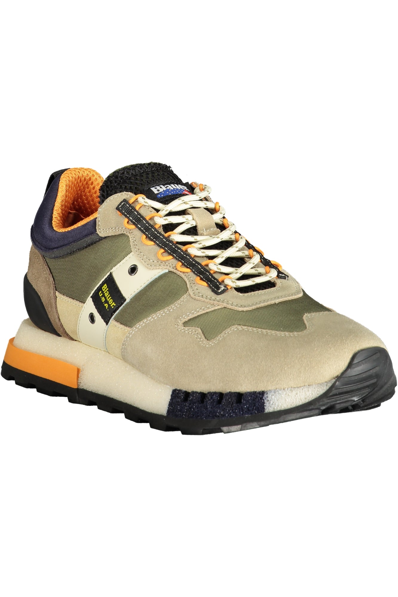 F4HERON02COS_VETAUMIL – Moderner Herrensportschuh in Grün mit Details und herausnehmbarem Fußbett – Größe: 40, 41, 42, 43, 44, 45, 46 – Farbe: Verde
