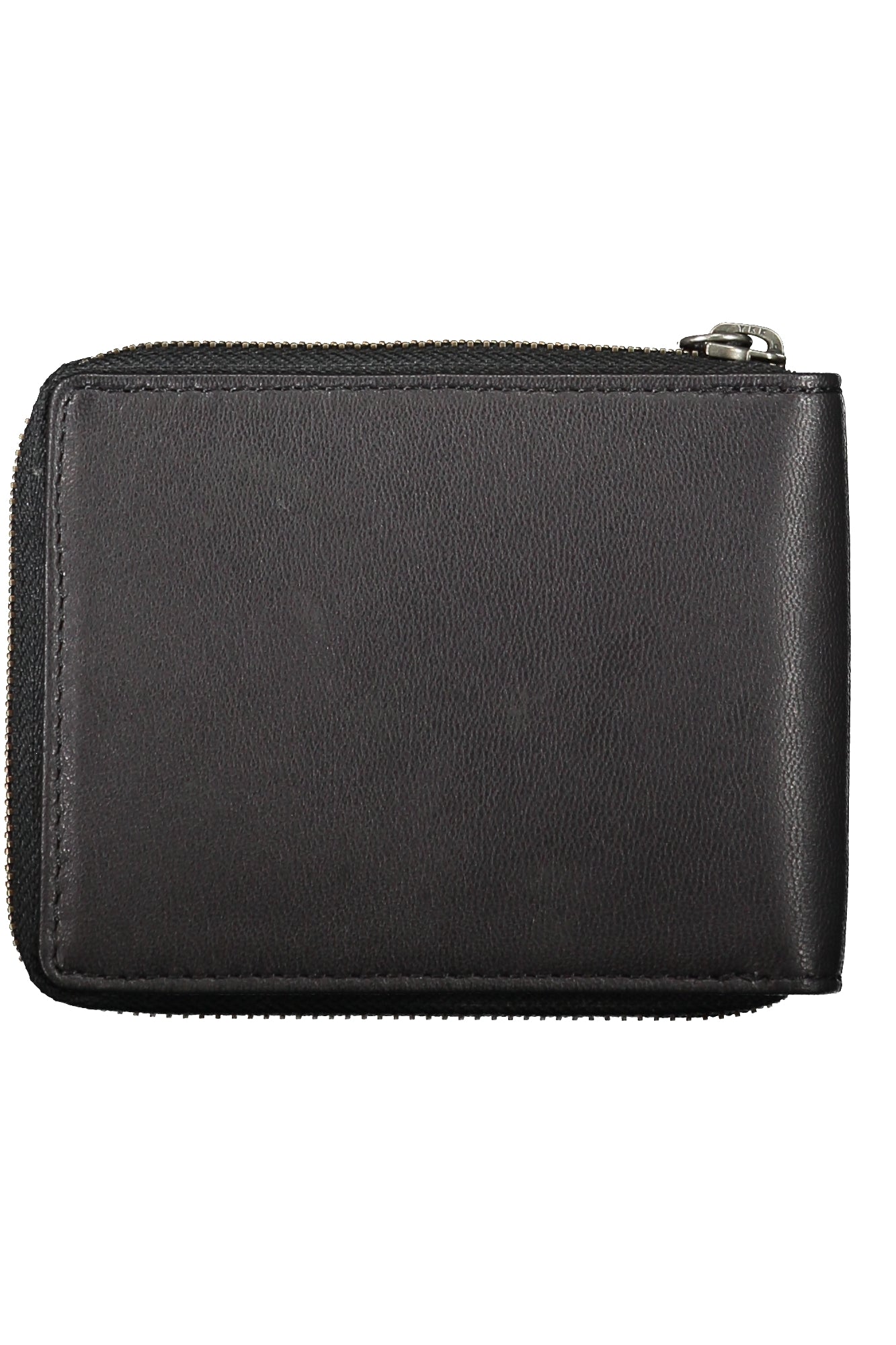 F3ROUND02FIR_NEBLK – Elegante Herren-Brieftasche in Blau mit Reißverschluss & Münzfach – Größe: UNI – Farbe: Nero