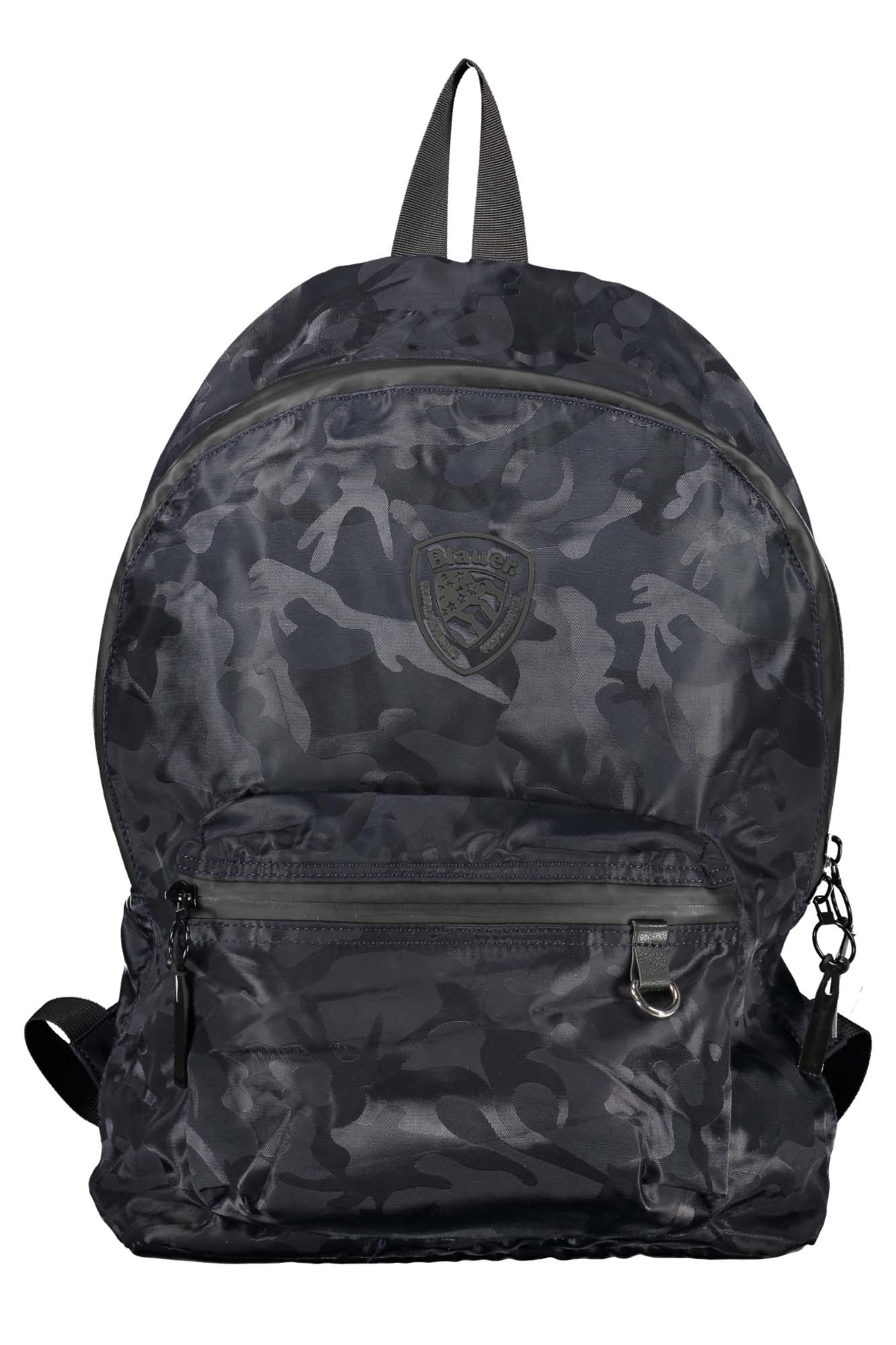 F3WEST01CAM_BLNVY – Moderner Blauer Herrenrucksack mit Laptopfach und Kontrastdetails – Größe: UNI – Farbe: Blu