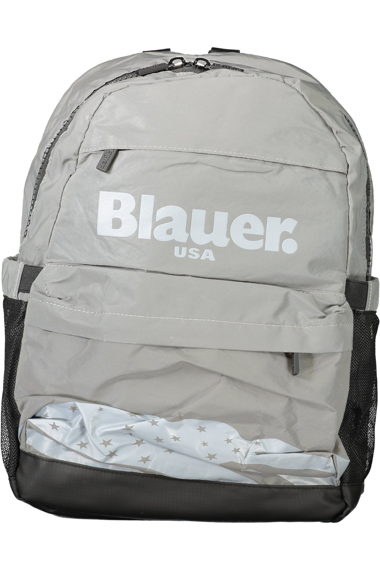 F3SOUTH02REF_GRSIL – Moderner grauer Herrenrucksack mit Laptopfach und vielen Taschen – Größe: UNI – Farbe: Grigio